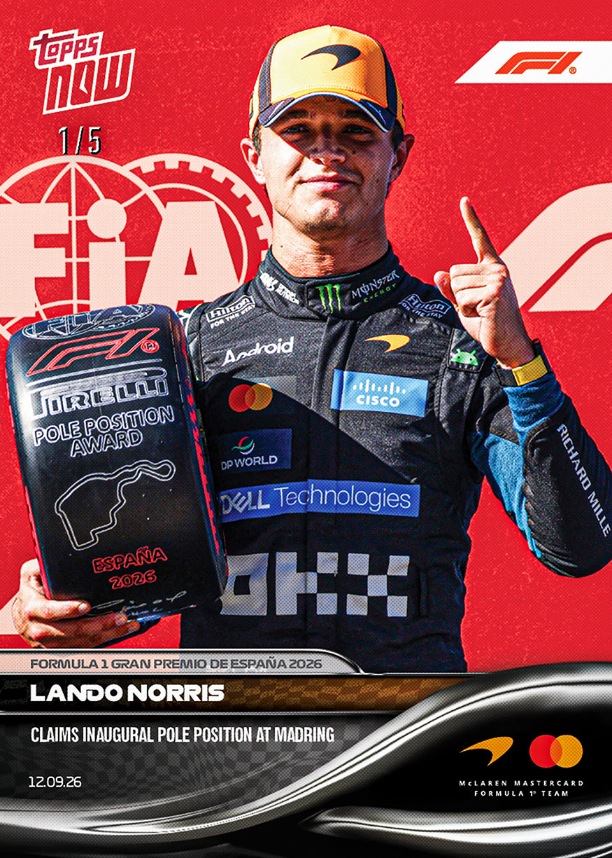 Lando Norris - 2026 Formula 1® Topps NOW® #58【團購】