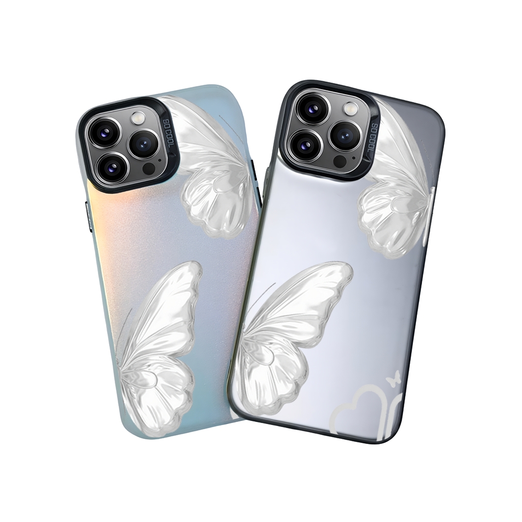 IMD CASE PHONE FOR IPHONE - DESIGN BUTTERFLY D