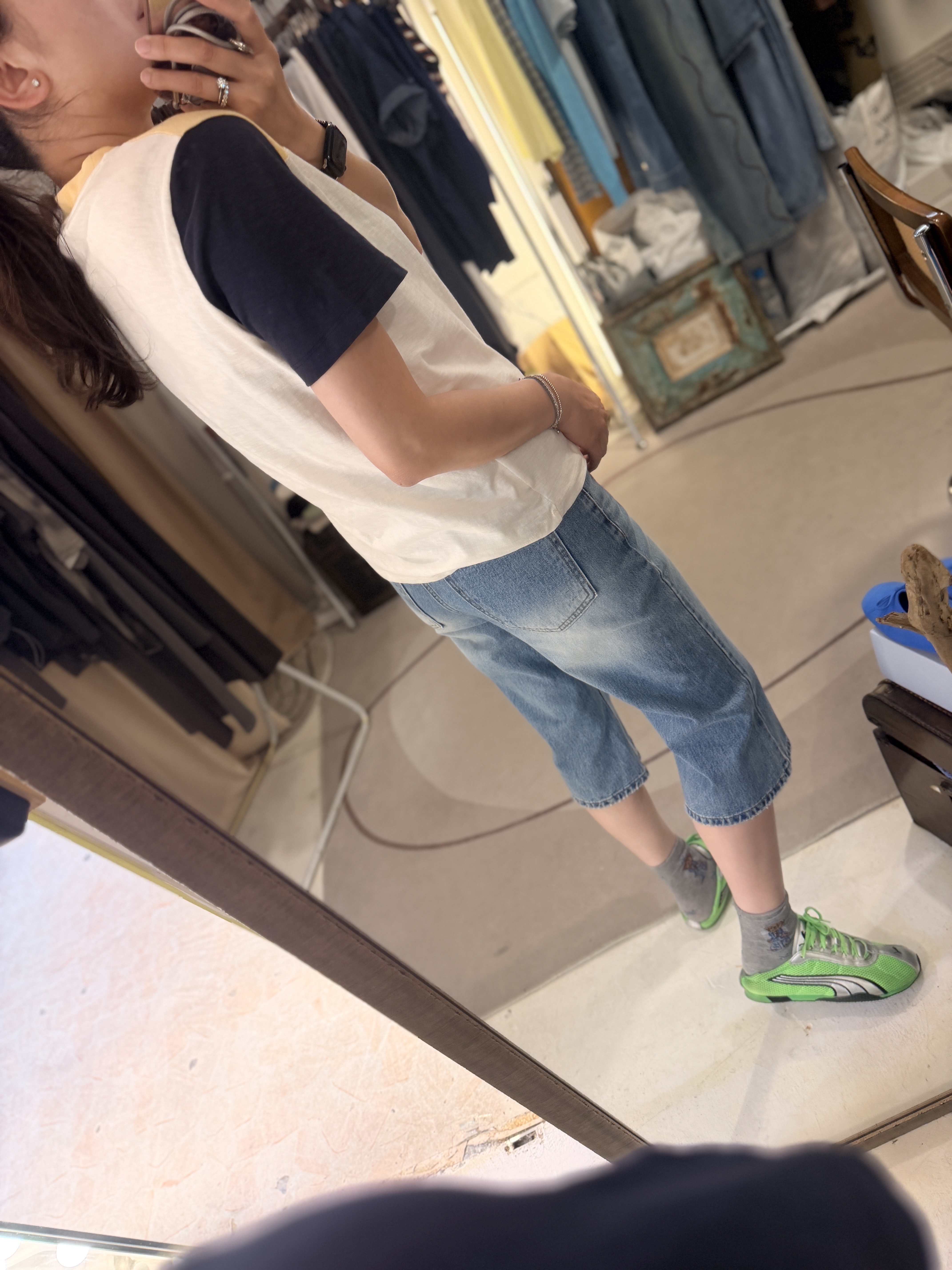 3 tone cotton tee