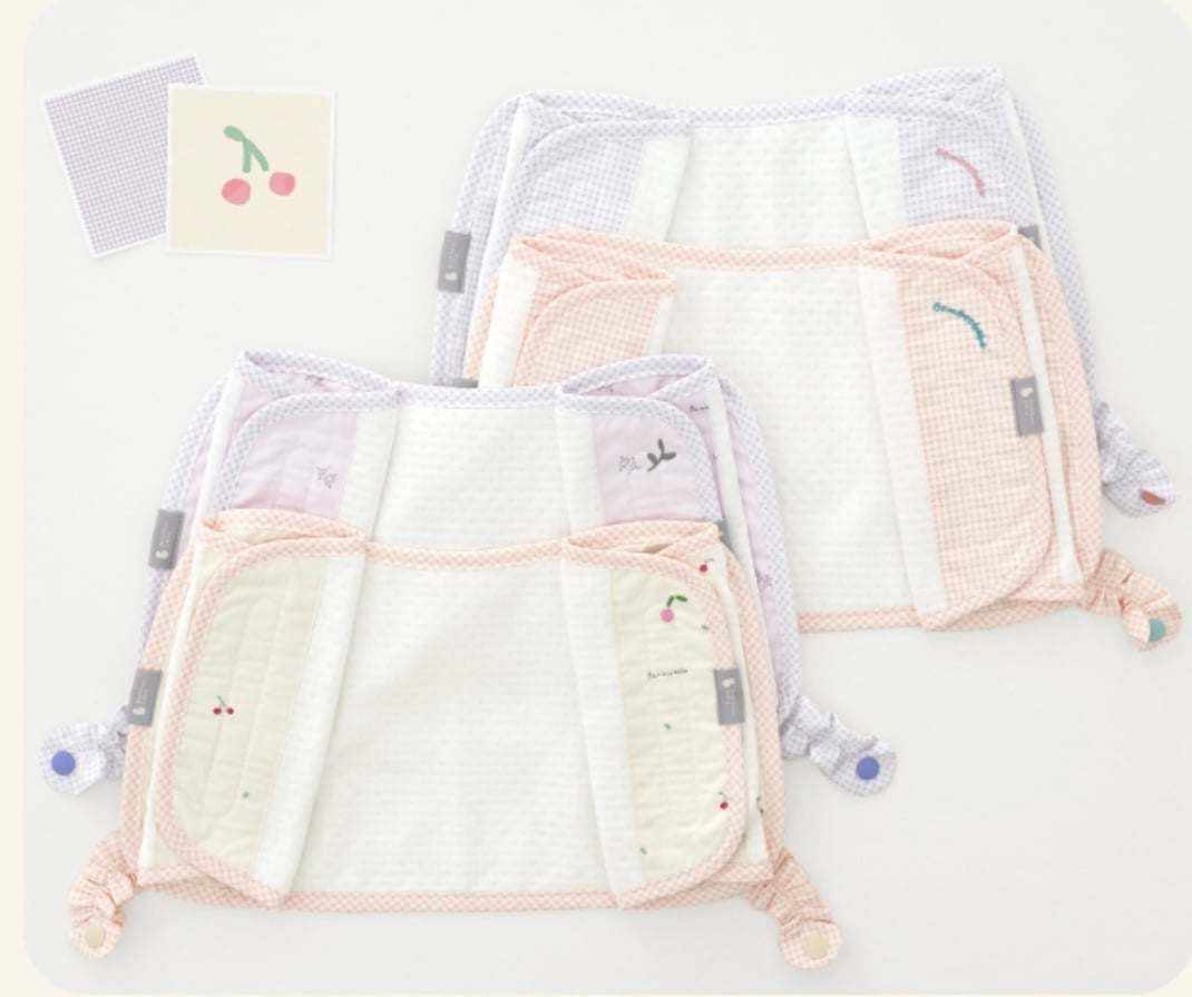 韓國 Bamboo Bebe 竹纖維咬咬巾+胸口巾