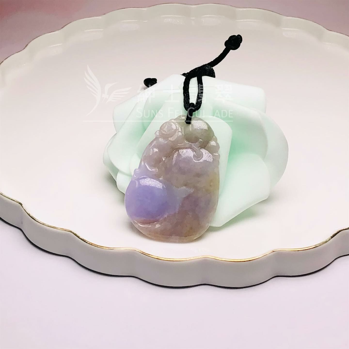 紫蘿蘭福鼠掛件