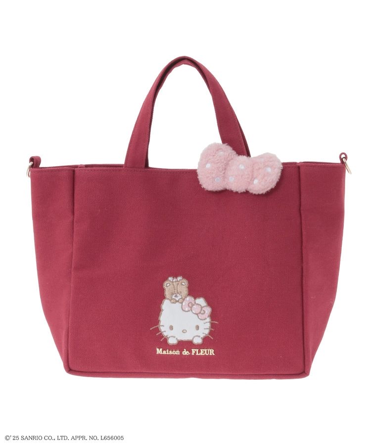 🎀【預訂】 Maison de FLEUR × HELLO KITTY 2way Tote Bag R 
