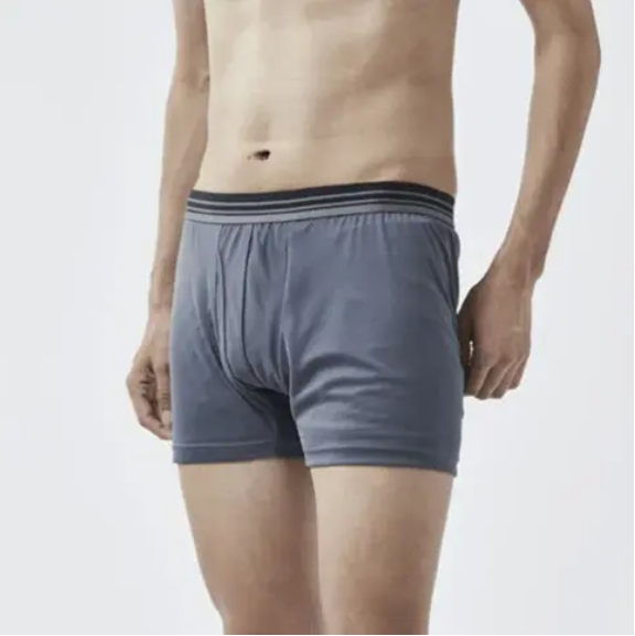 MIZUNO 冰感觸碰四角內褲 男士內褲 炭灰色 中碼 平行進口