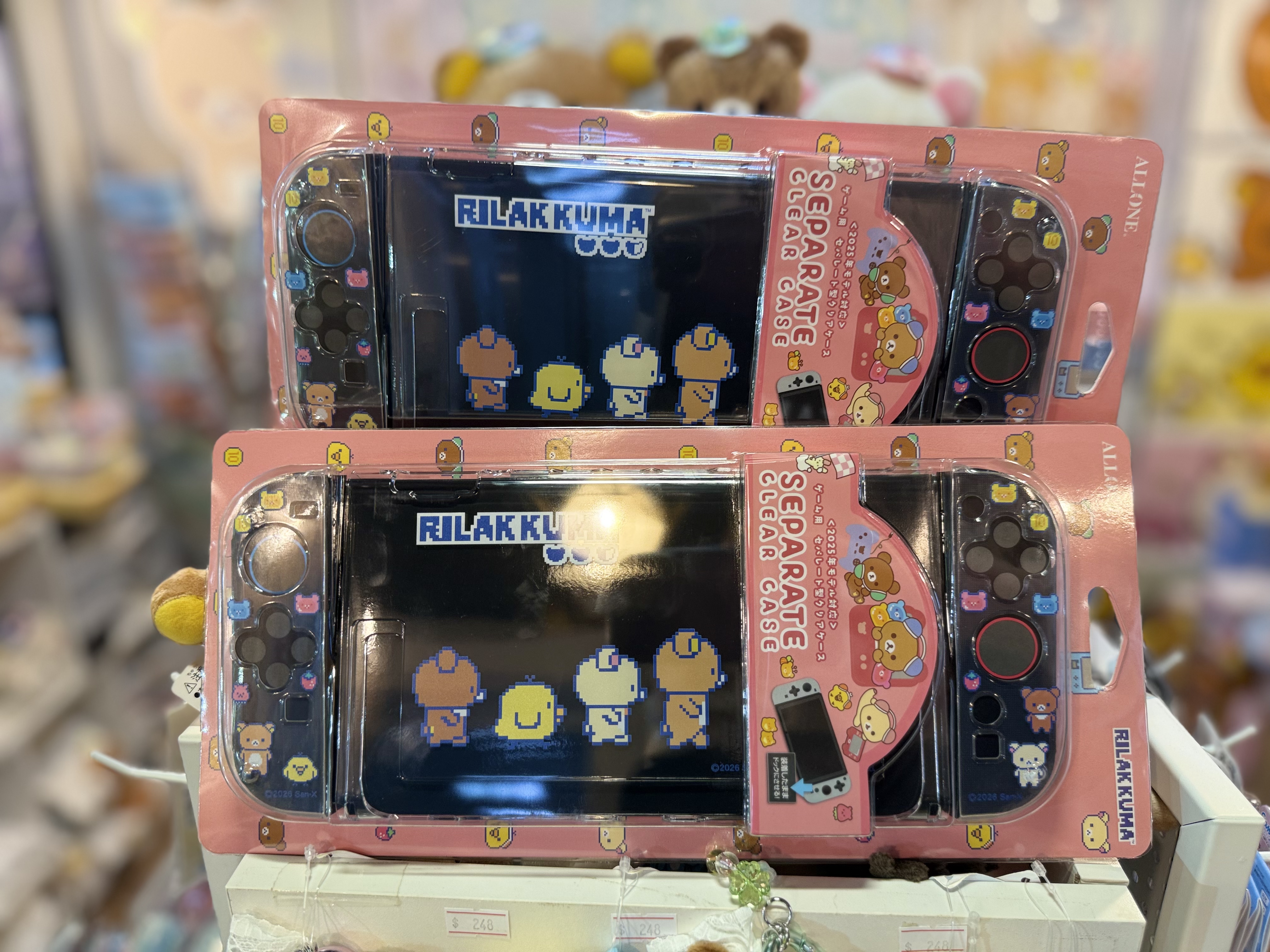《現貨》全新日本限定 Rilakkuma Switch2 透明保護殼