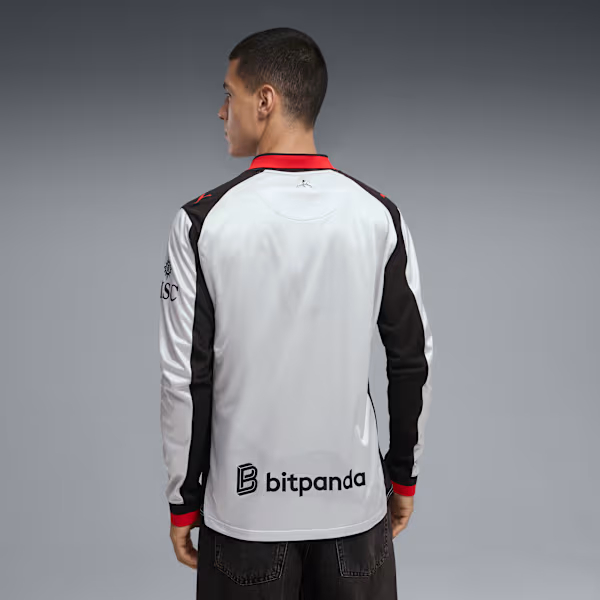 🔥聖西路球場的火焰魂 Puma AC Milan AC米蘭 x Slam Jam 限量聯乘銀霧色球衣 (可加印字章) 787637_01