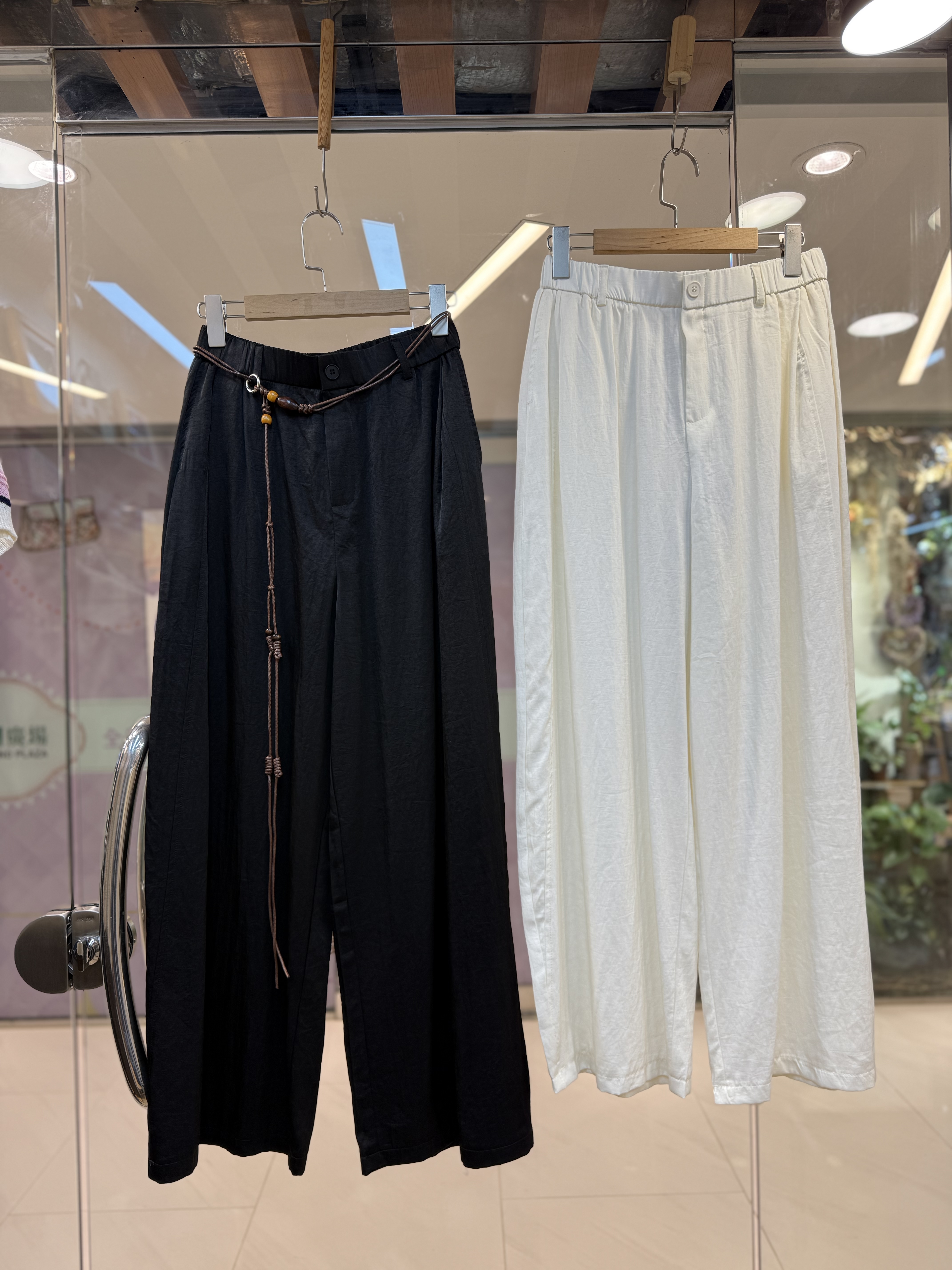 連腰鏈滑身褲  M596 843110329