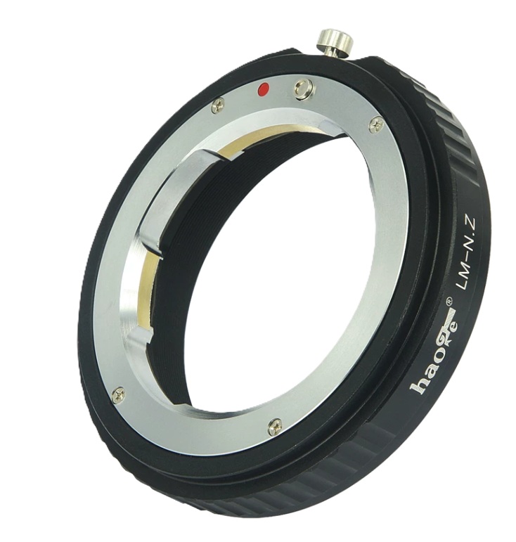 Haoge Leica M Rangefinder Lens To Nikon Z-Mount Mirrorless Camera 金屬接環