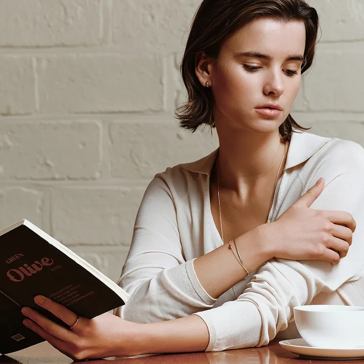 [LUNNE] Satin Snake Chain Bracelet (2色)