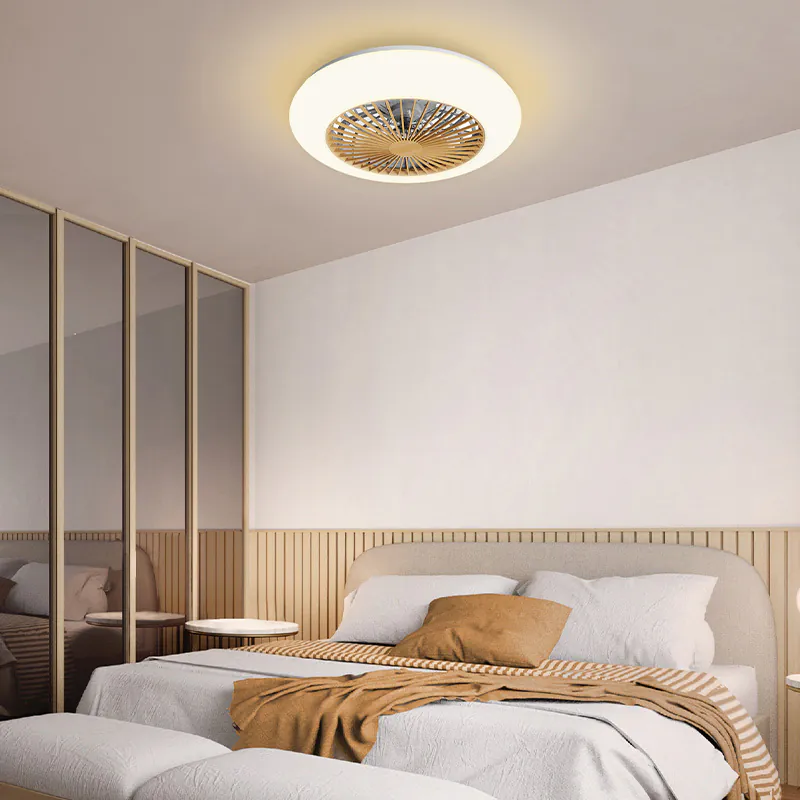 [飛利浦直送 原裝行貨2年保養] Philips 飛利浦 Amigo Wooden Flat Ceiling Fan 木紋吸頂循環天花風扇燈 25W+60W