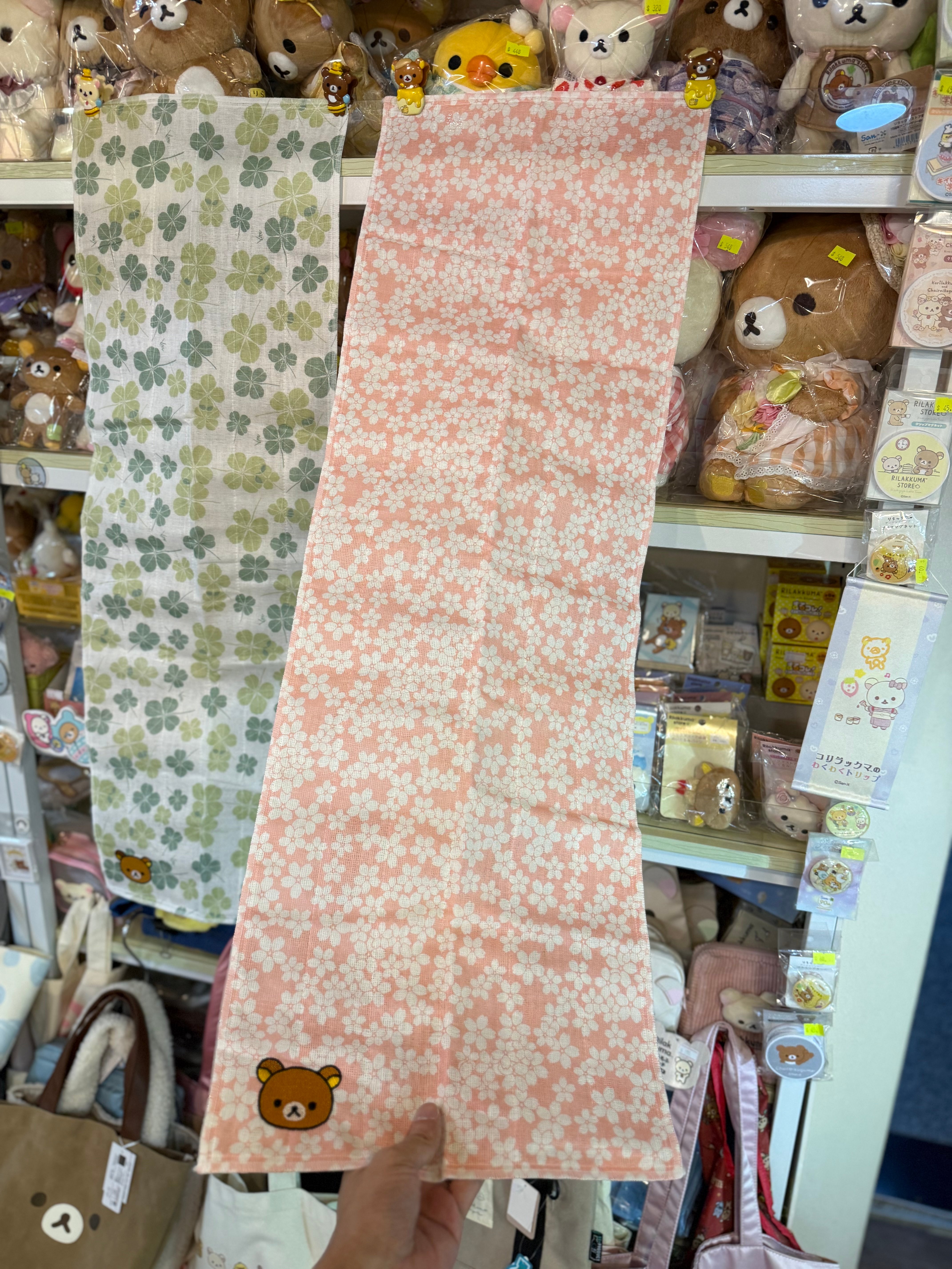 《現貨》全新日本專店限定 Rilakkuma 日本製白雪抹布（M size)