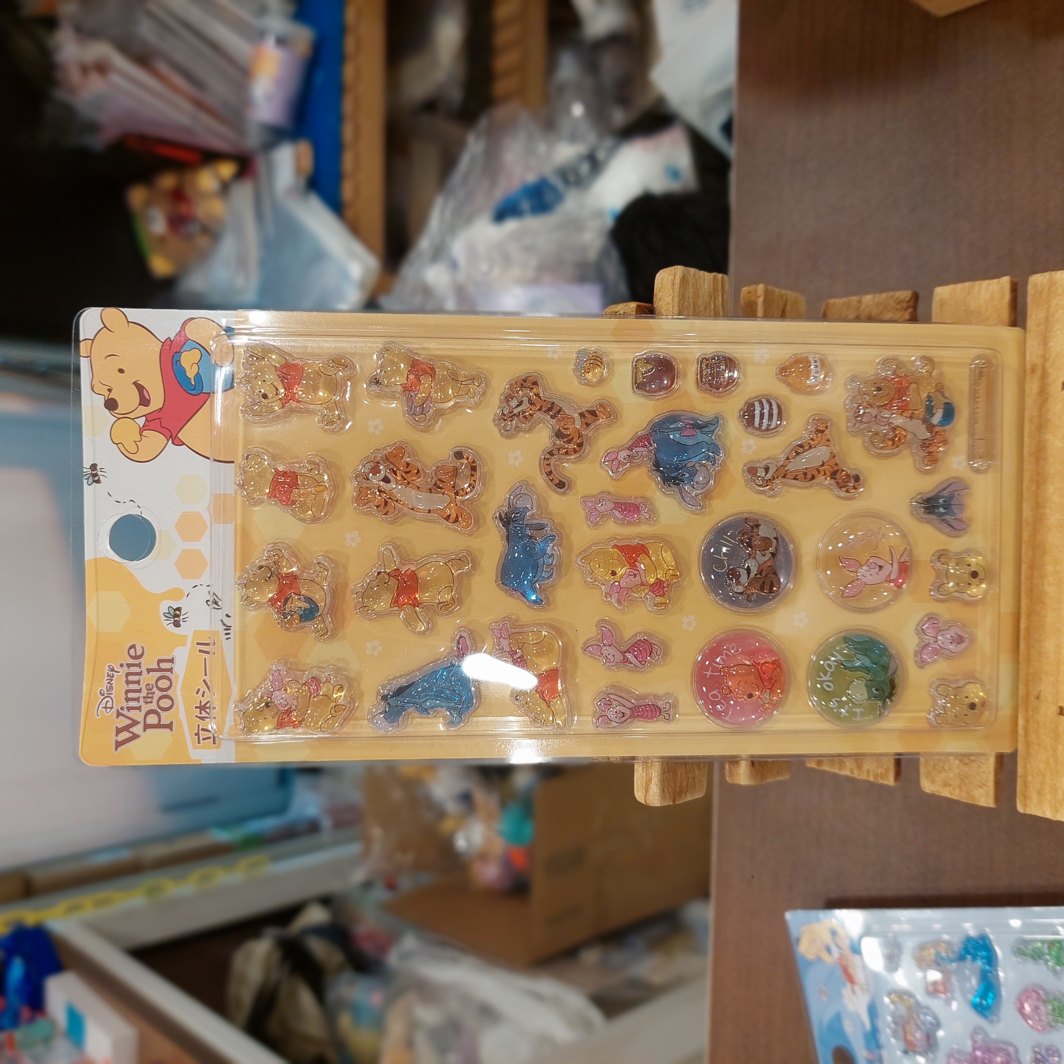 原裝日本 廸士尼3D立體水晶貼 四款選