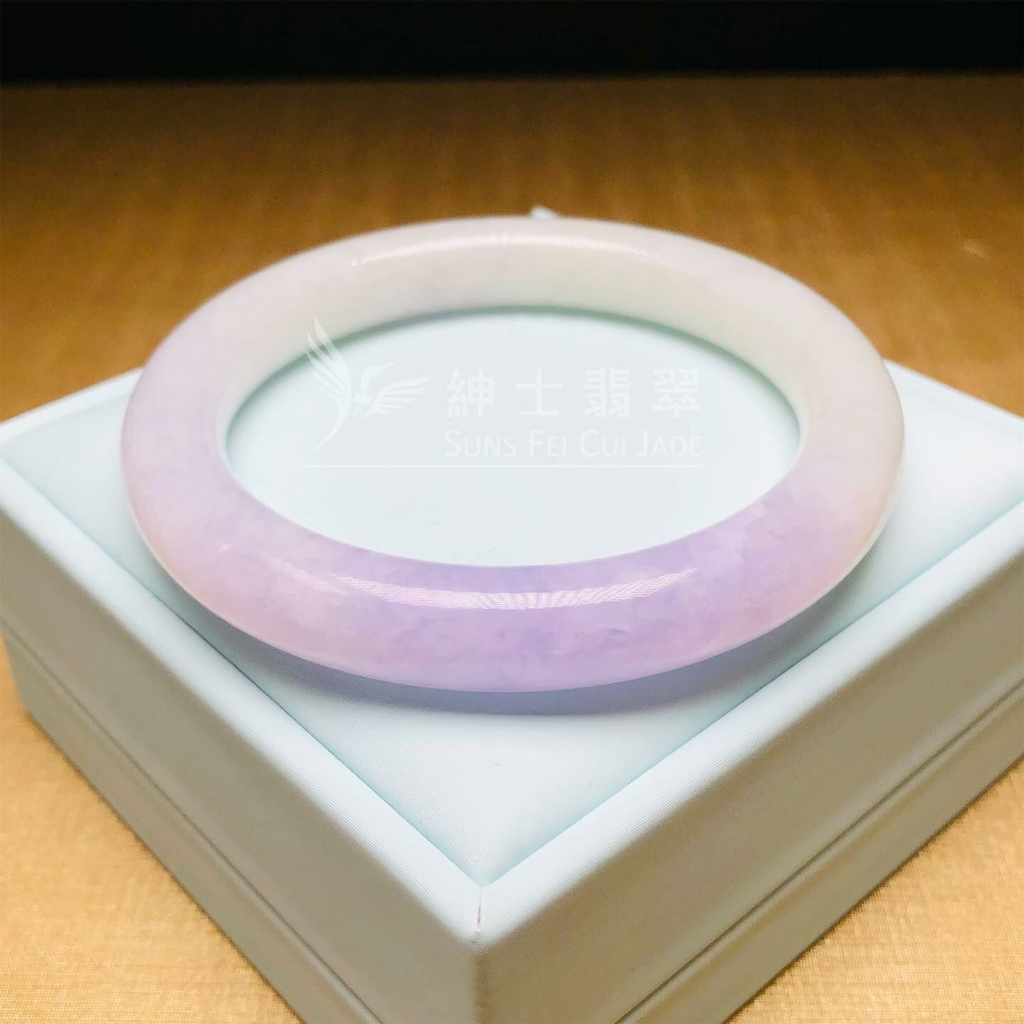 冰藍紫圓鐲57.7mm