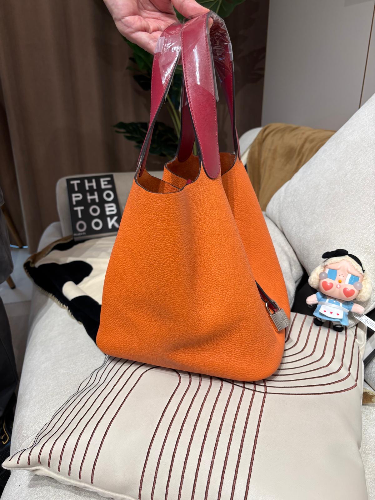 Hermes Picotin 26, STAMP X 100%Authentic,95%new ✅key lock✅dust bag