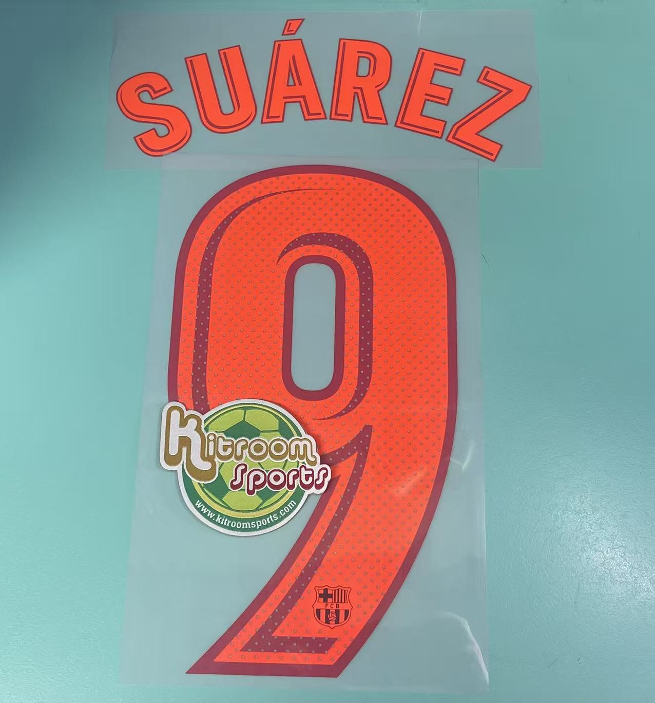 2018-19 Barcelona 3rd Nameset #9 SUAREZ