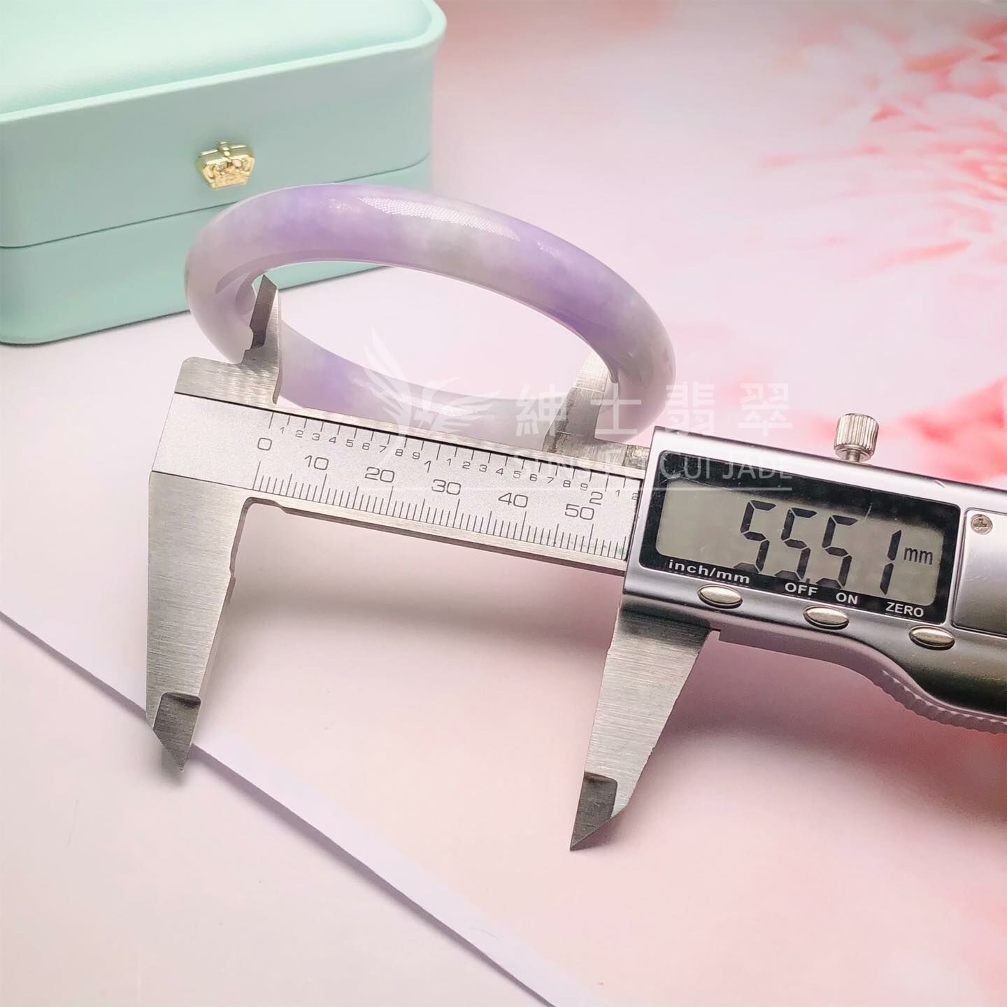 會卡蠟皮紫羅蘭圓鐲55.5mm