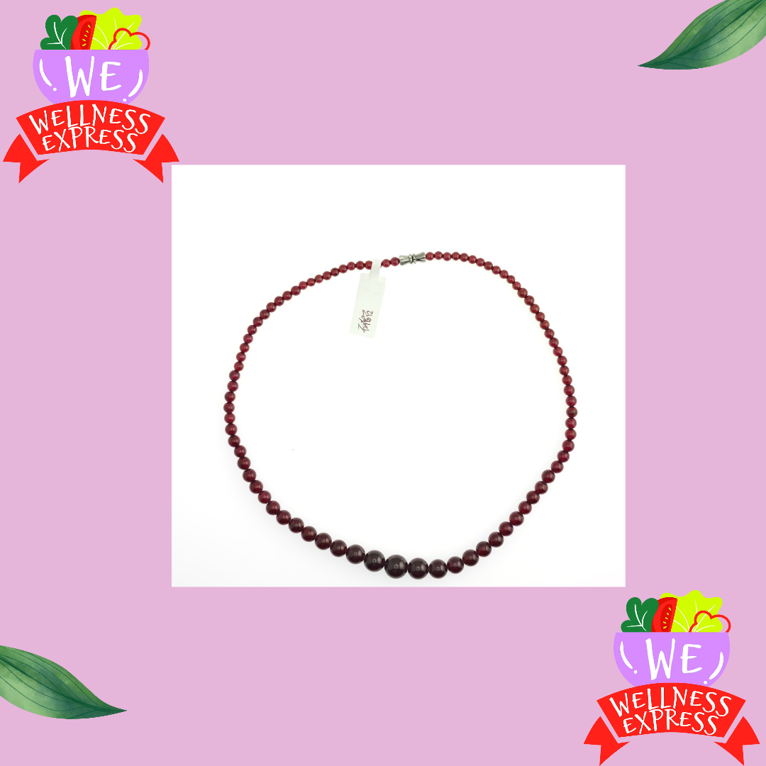 天然石榴石項鍊/Natural Wine Red Garnet Gradient Necklace