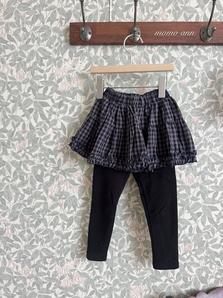 Momoann | Checked Skirt Leggings