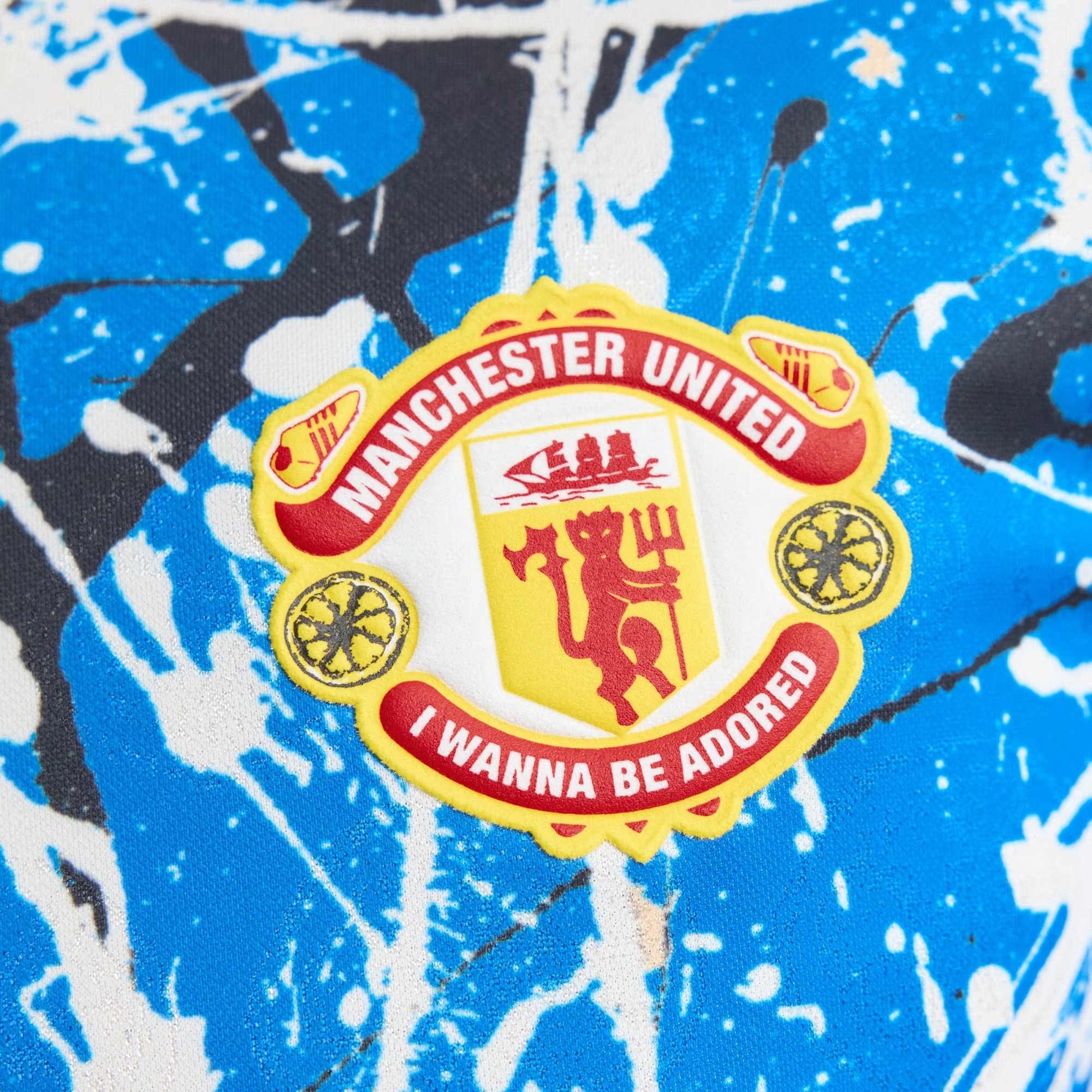 🎶⚽Adidas Manchester United 曼聯 × Stone Roses 長袖球衣 KC4442