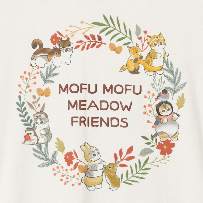 🎀【預訂】Mofusand Woodlands 長袖 - 花環