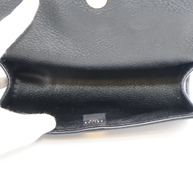 Celine Black Macadam Vanity Pouch