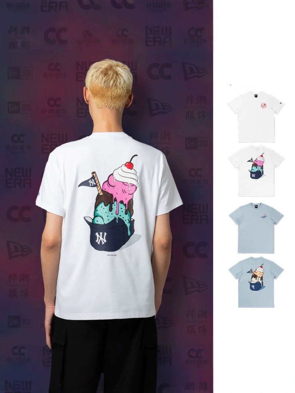 韓國🇰🇷 MLB 雪糕🍦印花短袖 Tee