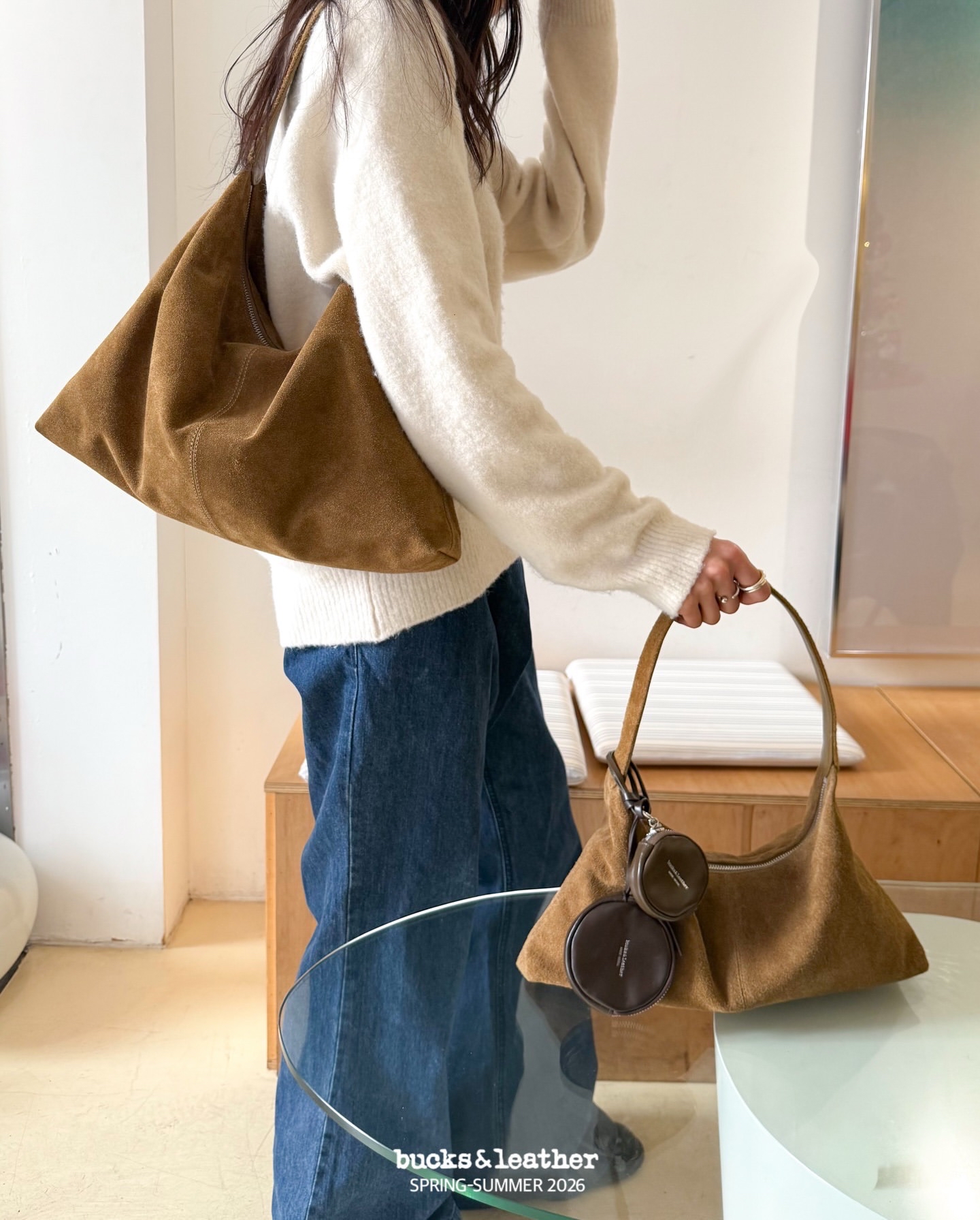 【莫奈風】 預訂_Mone Bag (L) By Bucks & leather