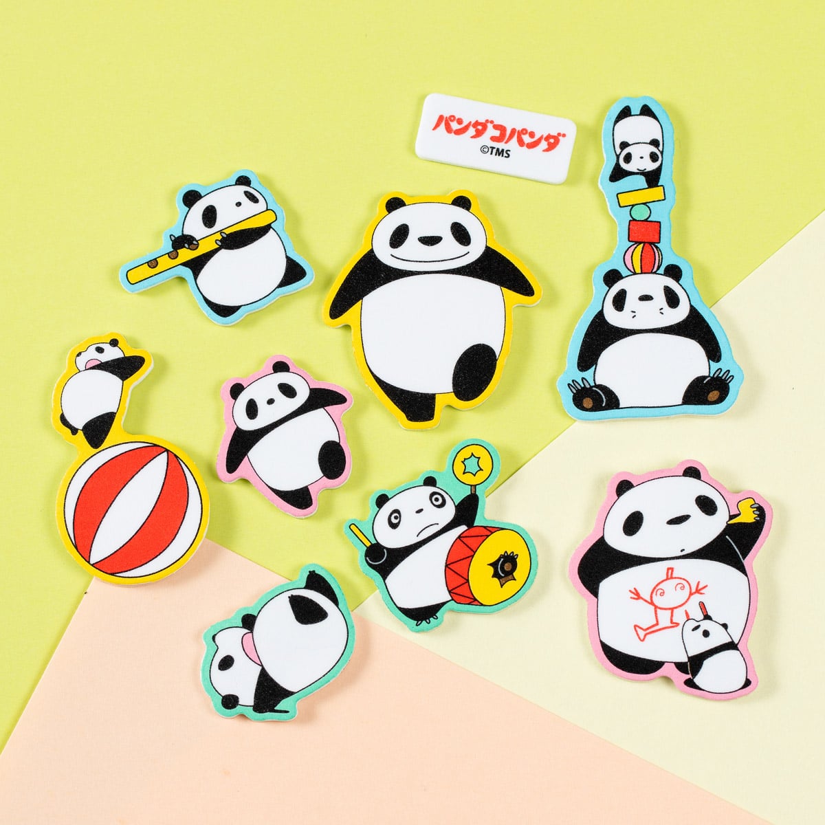 現貨｜Panda Go Panda 熊貓家族 吉卜力 日版 海綿貼紙 (719760)