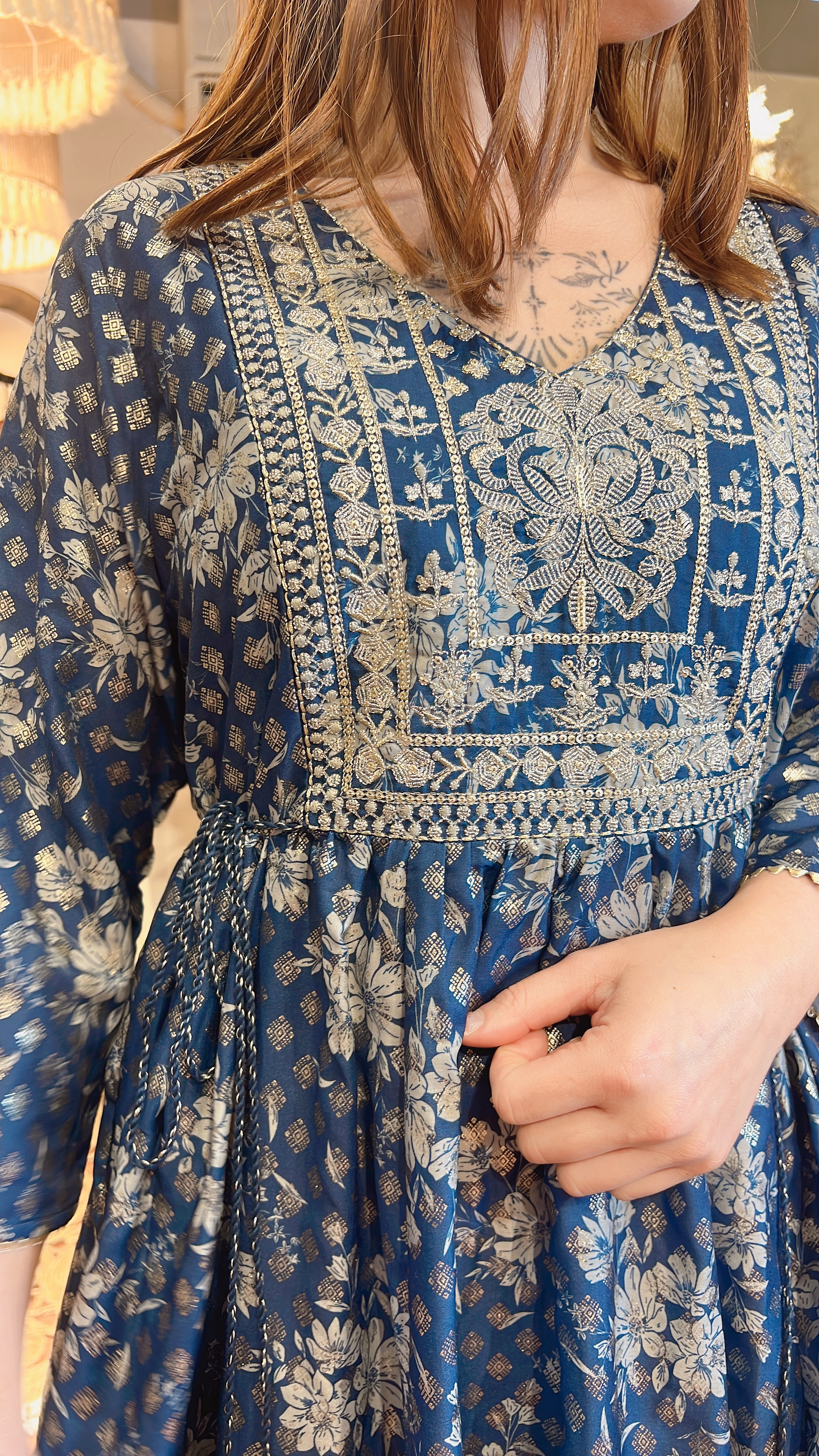 2029 Royal Blue Full Emb 4-rope OP 