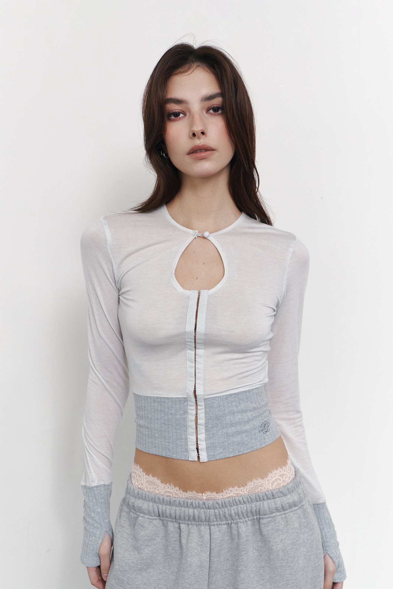 pleaseNOFOLLOW - Ollie Hooked Cardigan (Pale Blue)