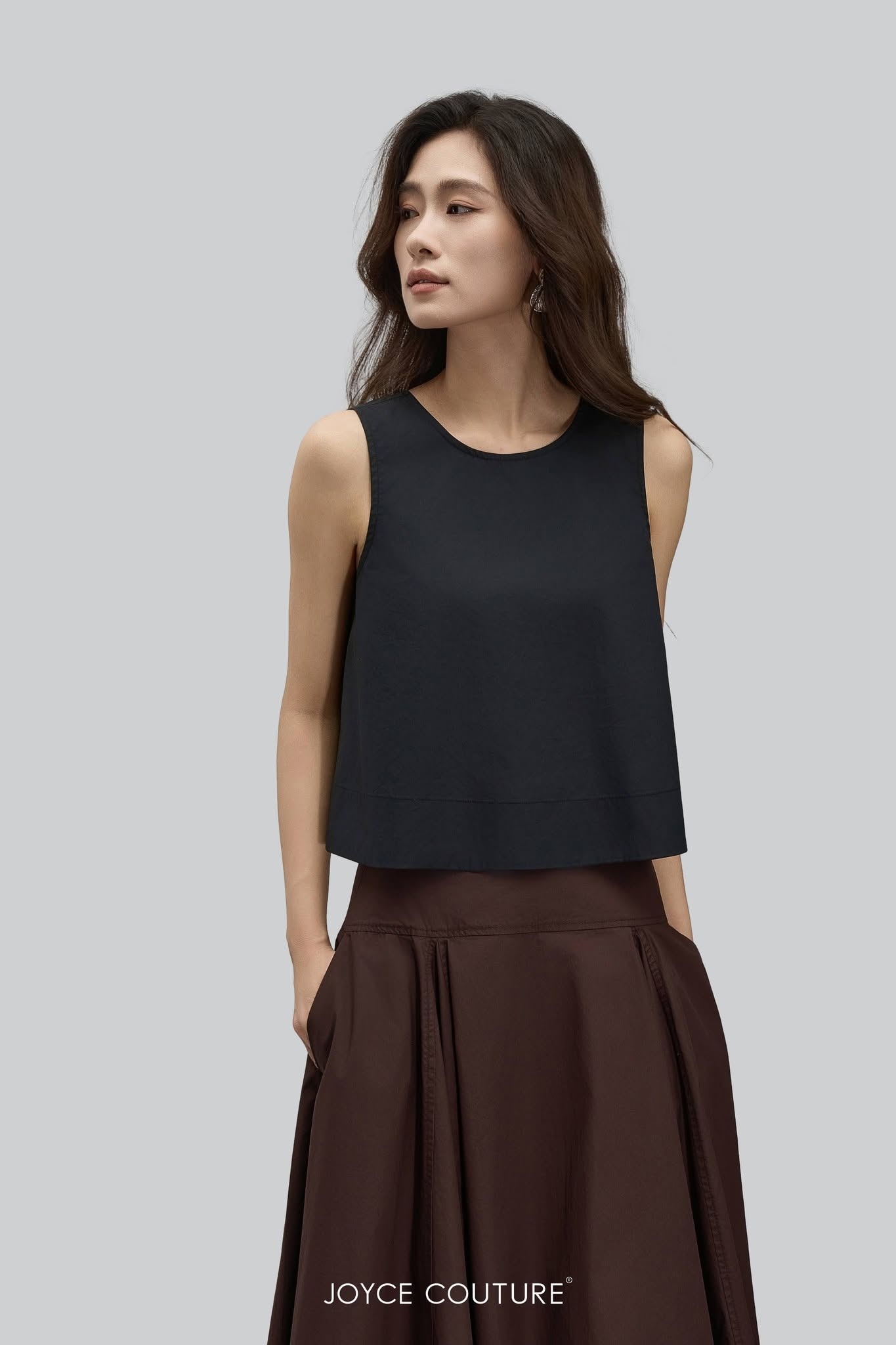 无袖A字上衣 T0149