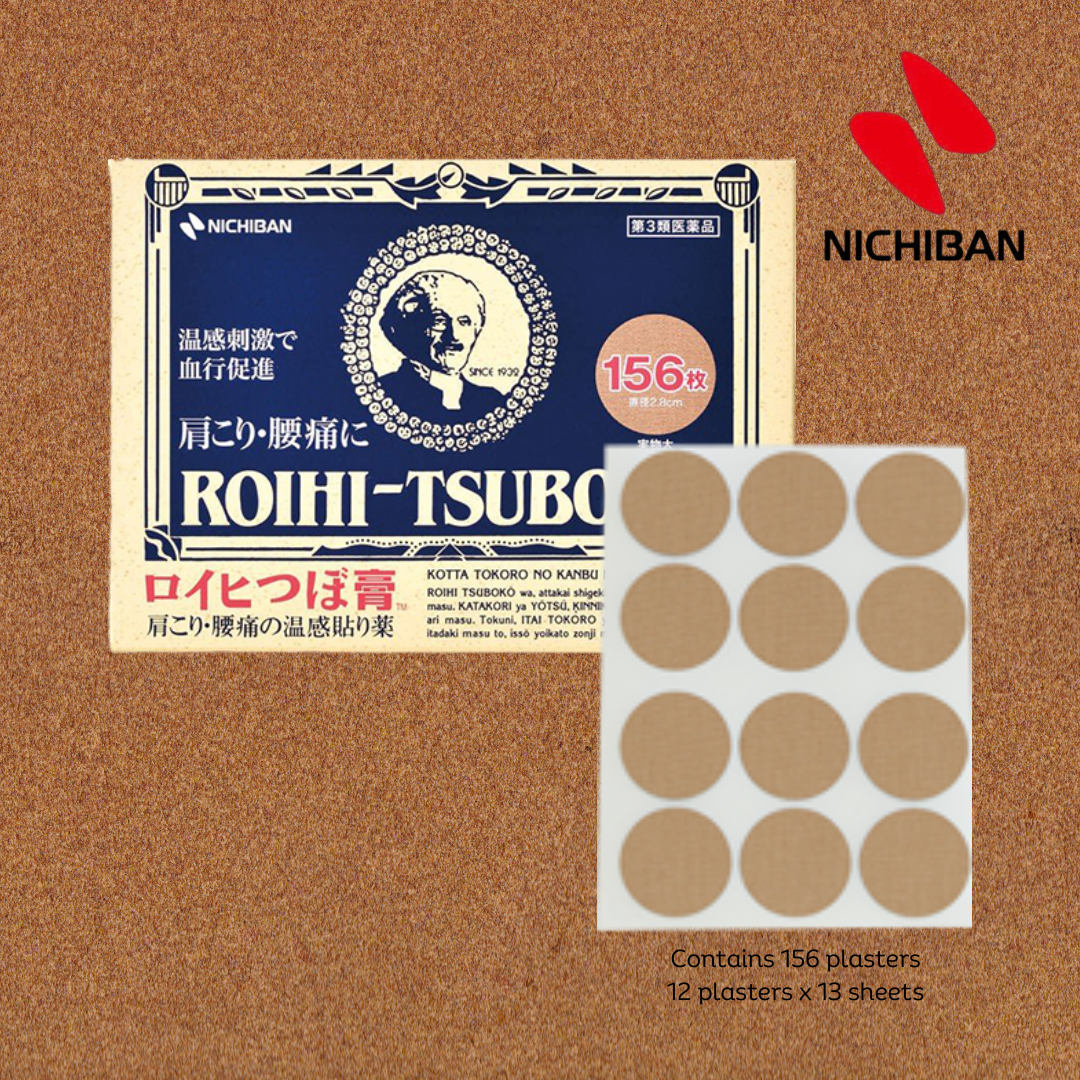 NICHIBAN Roihi-Tsuboko Medicated Pain Relief Patch Plasters 