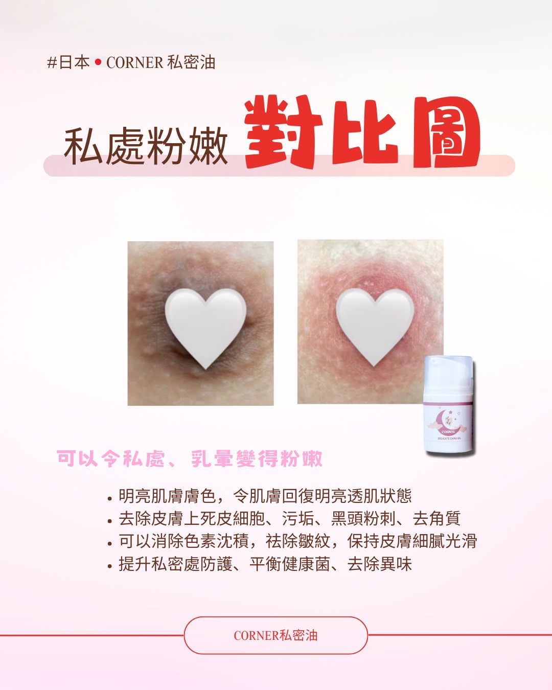 日本CORNER私密呵護油