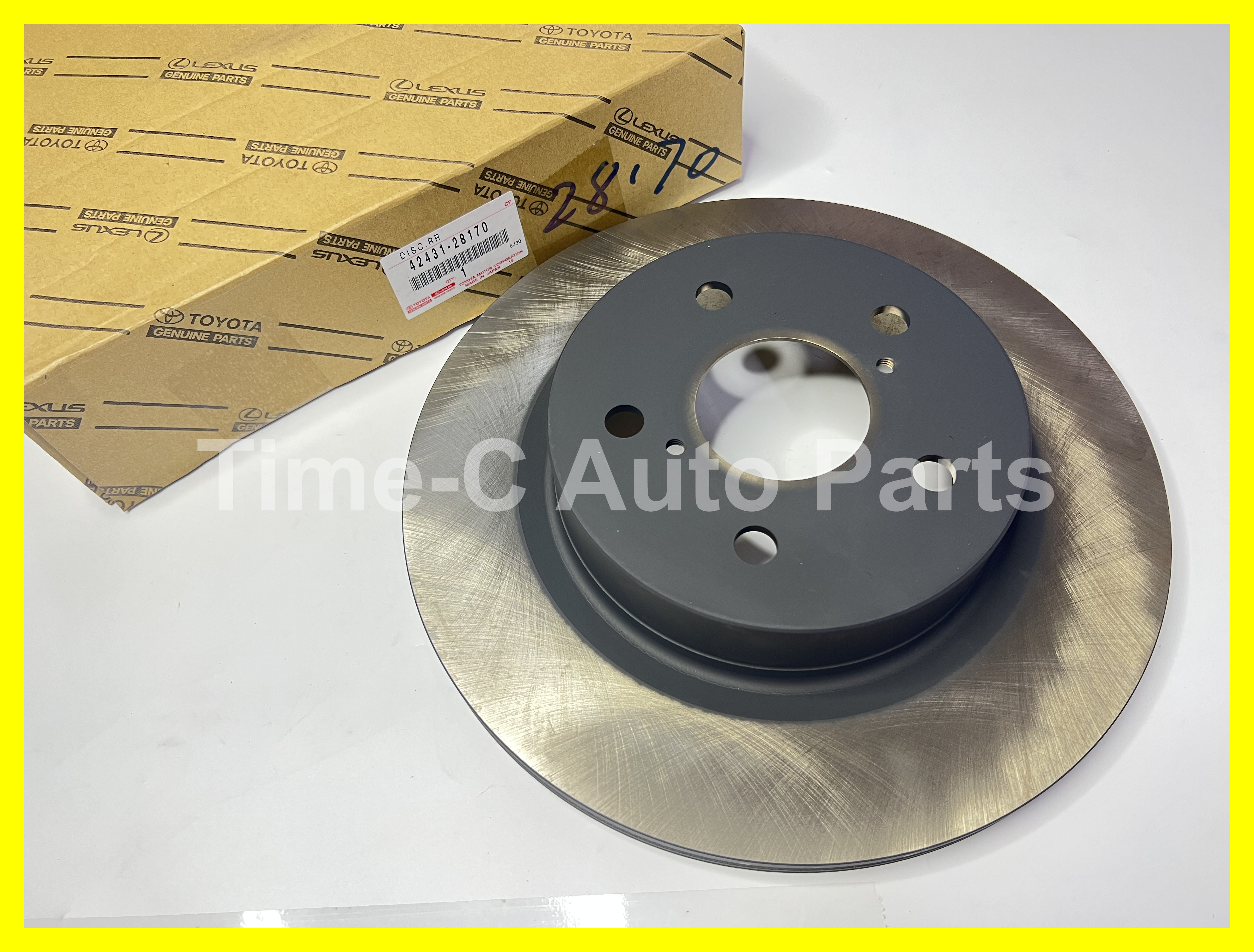 後煞車碟 42431-28170 - Toyota Noah Voxy 90系