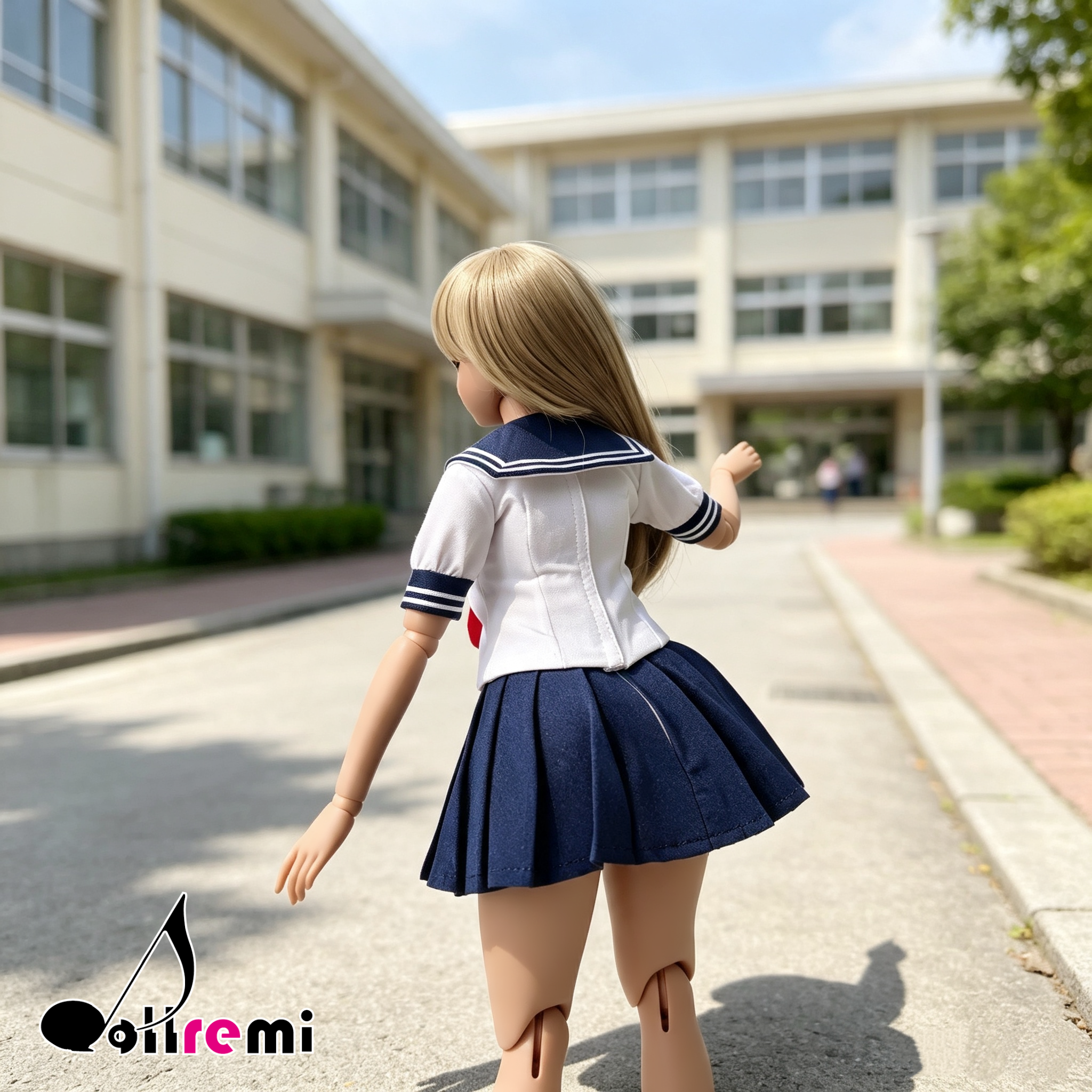 【dollremi】(P026) 短袖校服 Short-sleeved school uniform