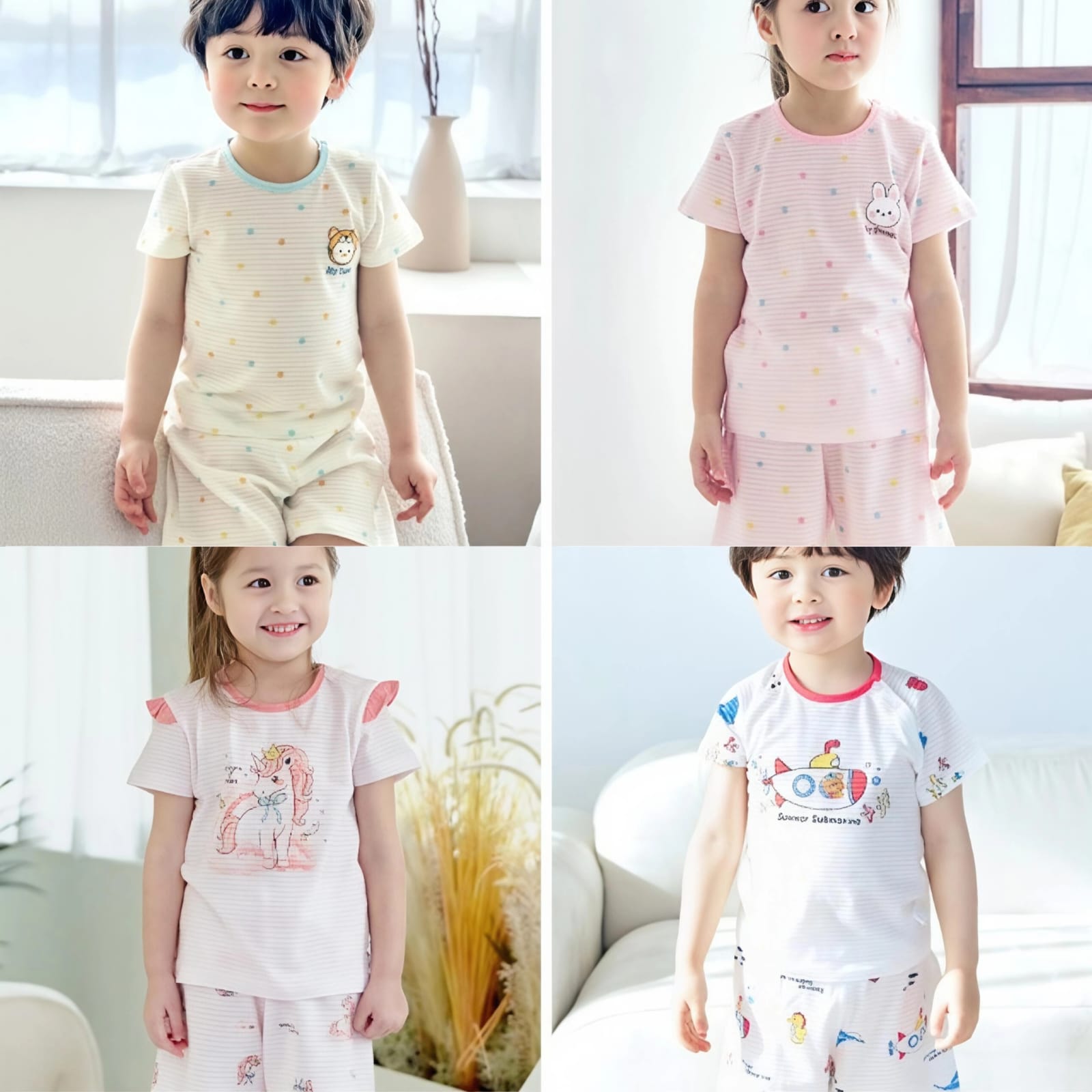 韓國透氣棉家居服套裝