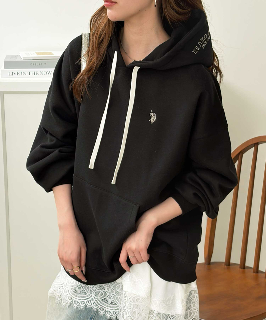日本直送 限時特價優惠中 US POLO ASSN. Hooded Embroidered Sweatshirt 多色 