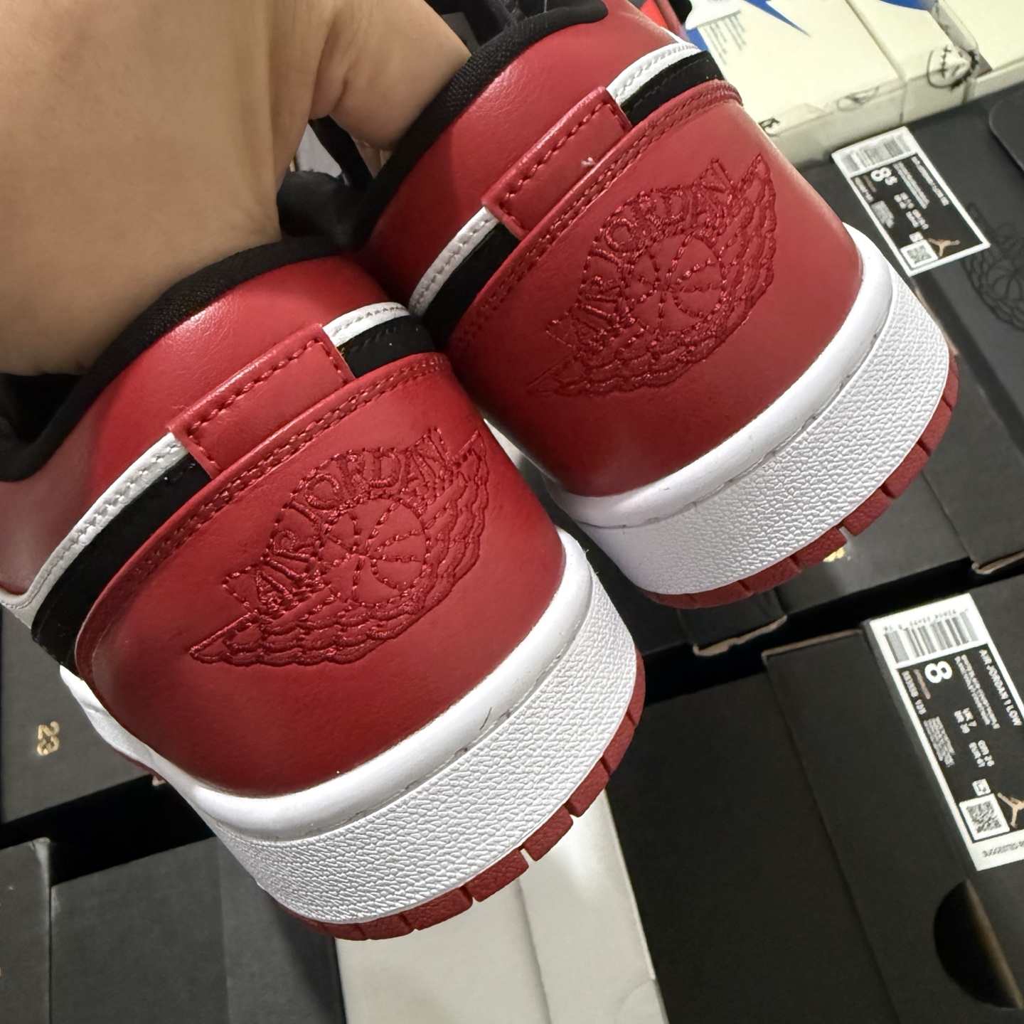 Nike Air Jordan 1 Low 'Black Toe' 553558-116