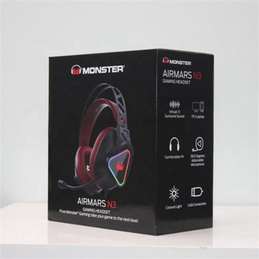 出血價🩸$78。MONSTER AIRMARS N3 USB 7.1 電競耳機🎧