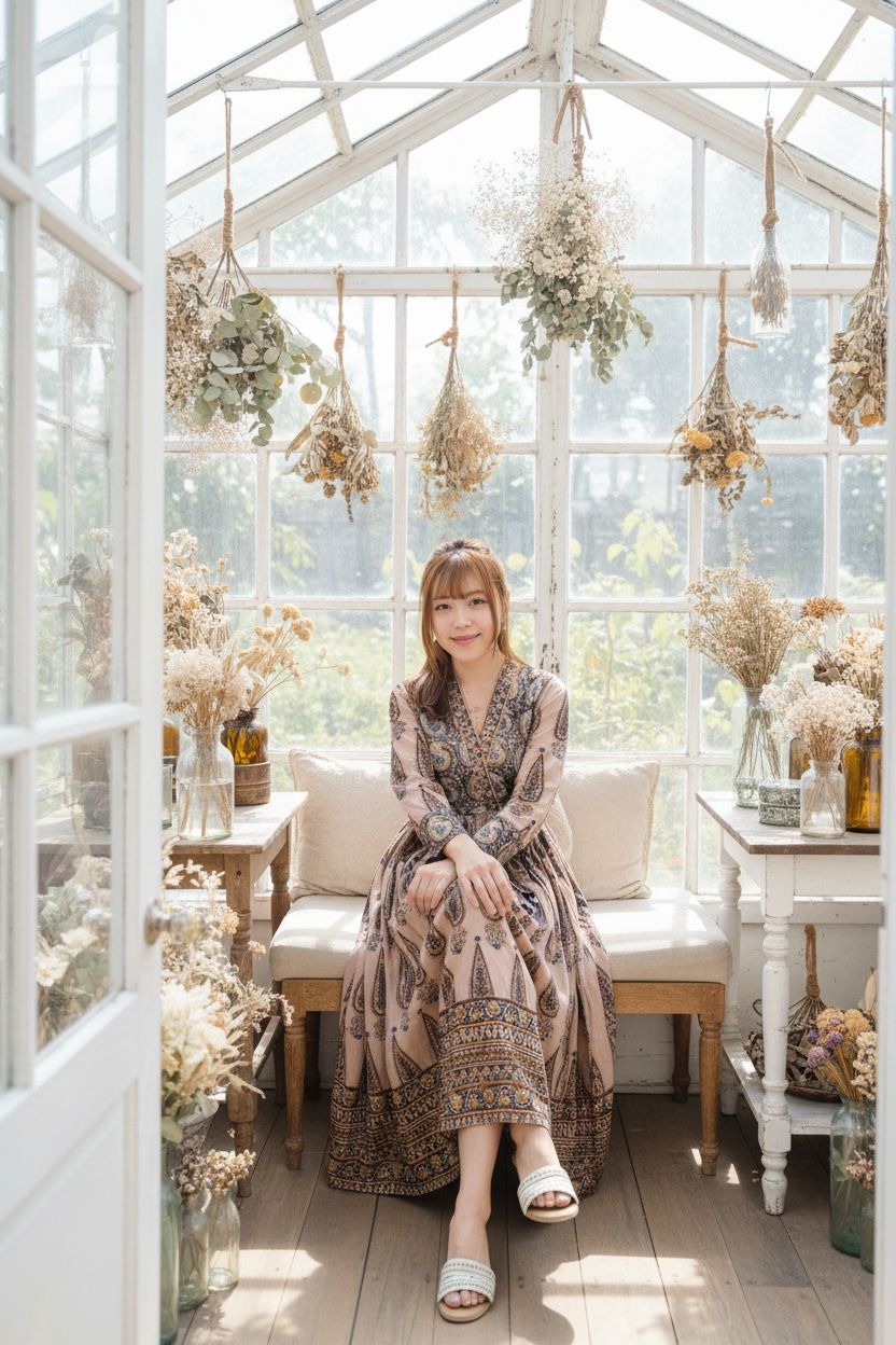 #1526 Light Choco Authenic Cotton Print OP 46.5"