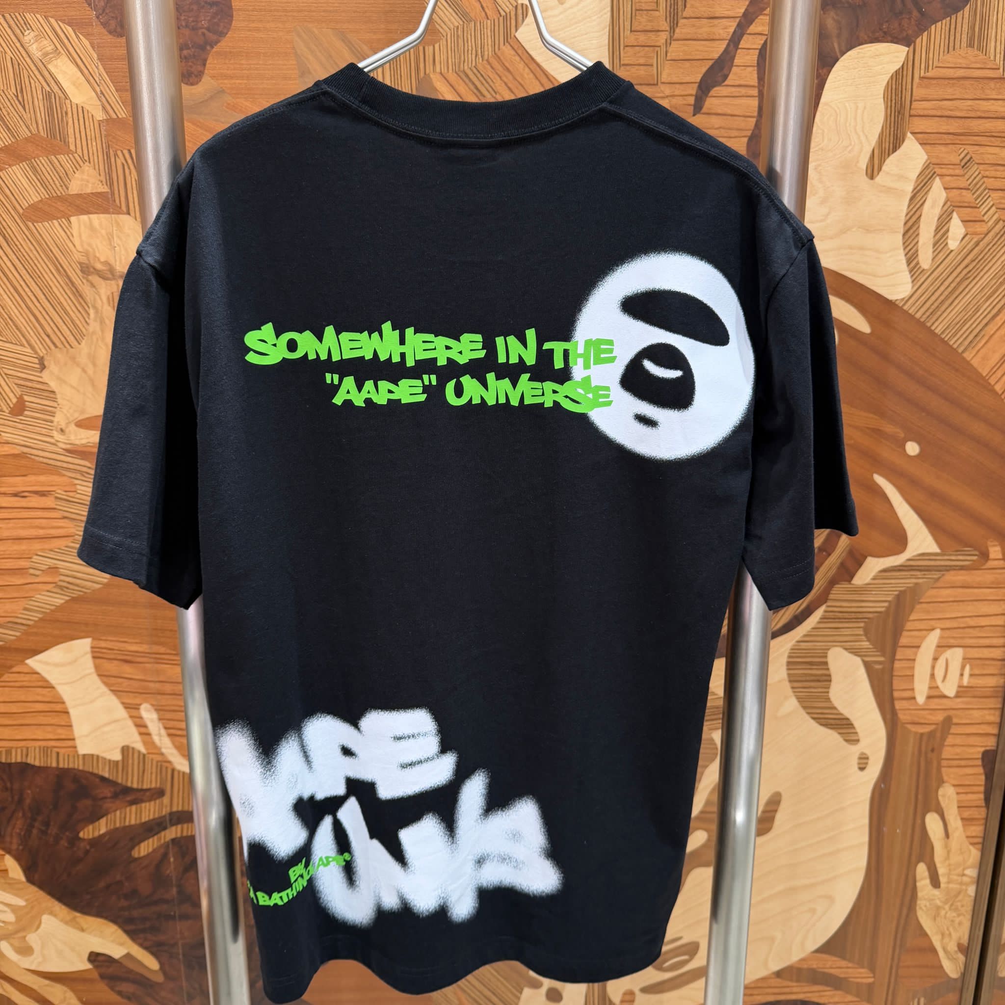 AAPE Relaxed fit AAPEUNVS moonface graphic tee (1888) 寬鬆版