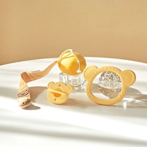 DOT TO DOT 開心熊仔 嬰兒成長吮吸奶嘴&助齒器(2件裝)