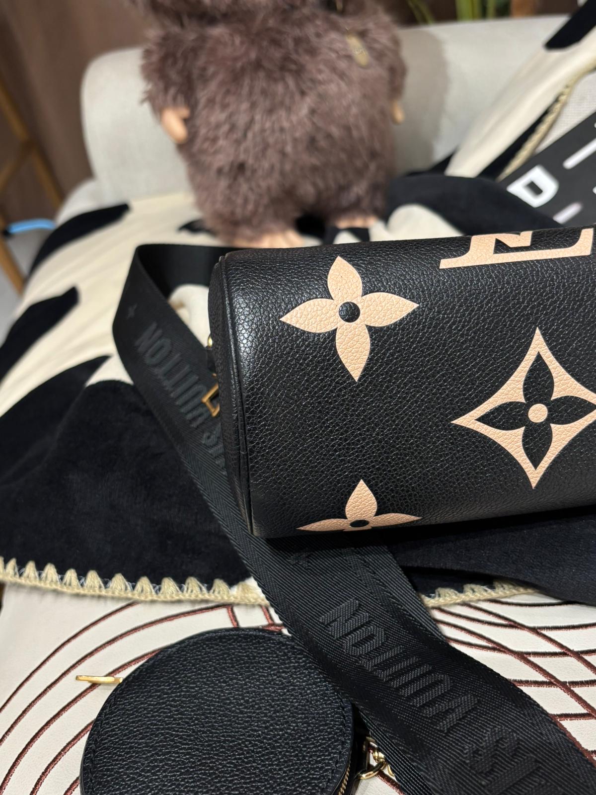 Lv Papillon BB M45980 Empreinte Monogram Calfskin 2way Bag NFC 100%Authentic ,95%new ✅dust bag✅Strap