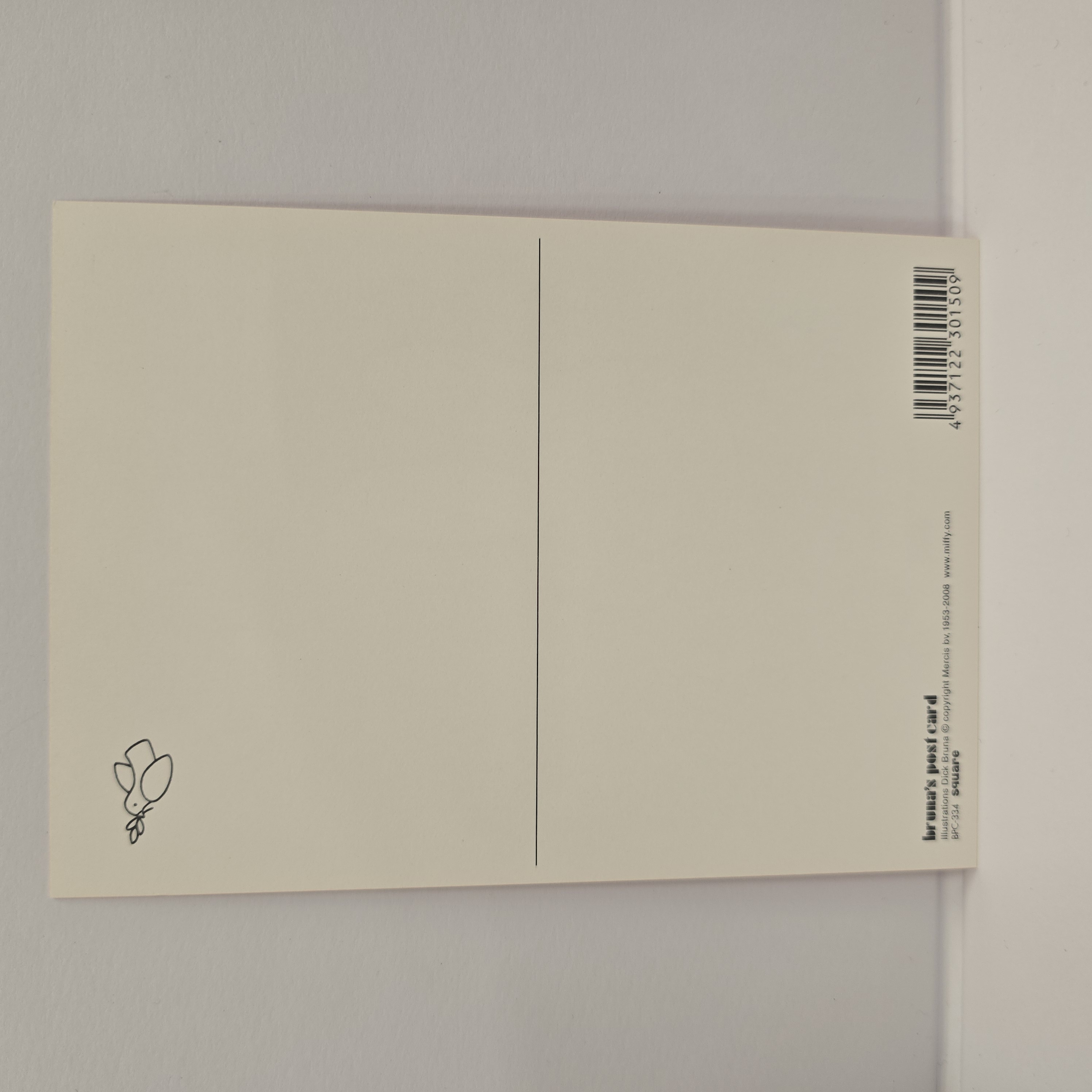 miffy postcard BPC-334