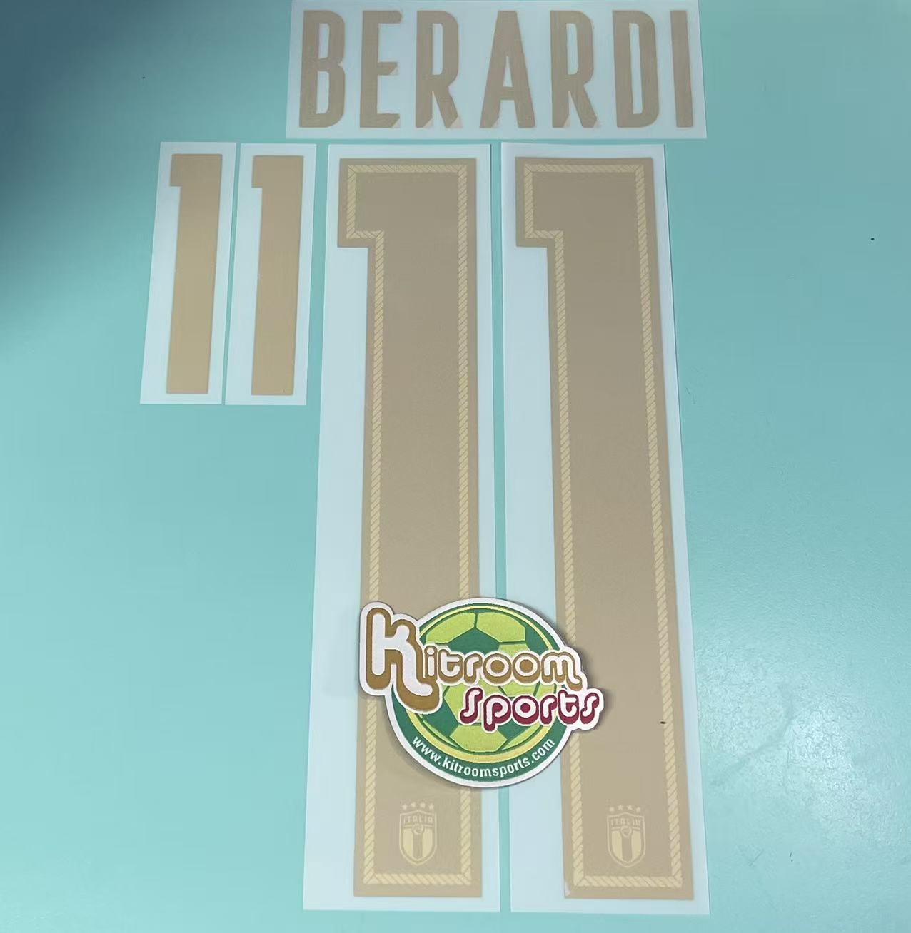 2020 Italy Home Nameset #11 BERARDI