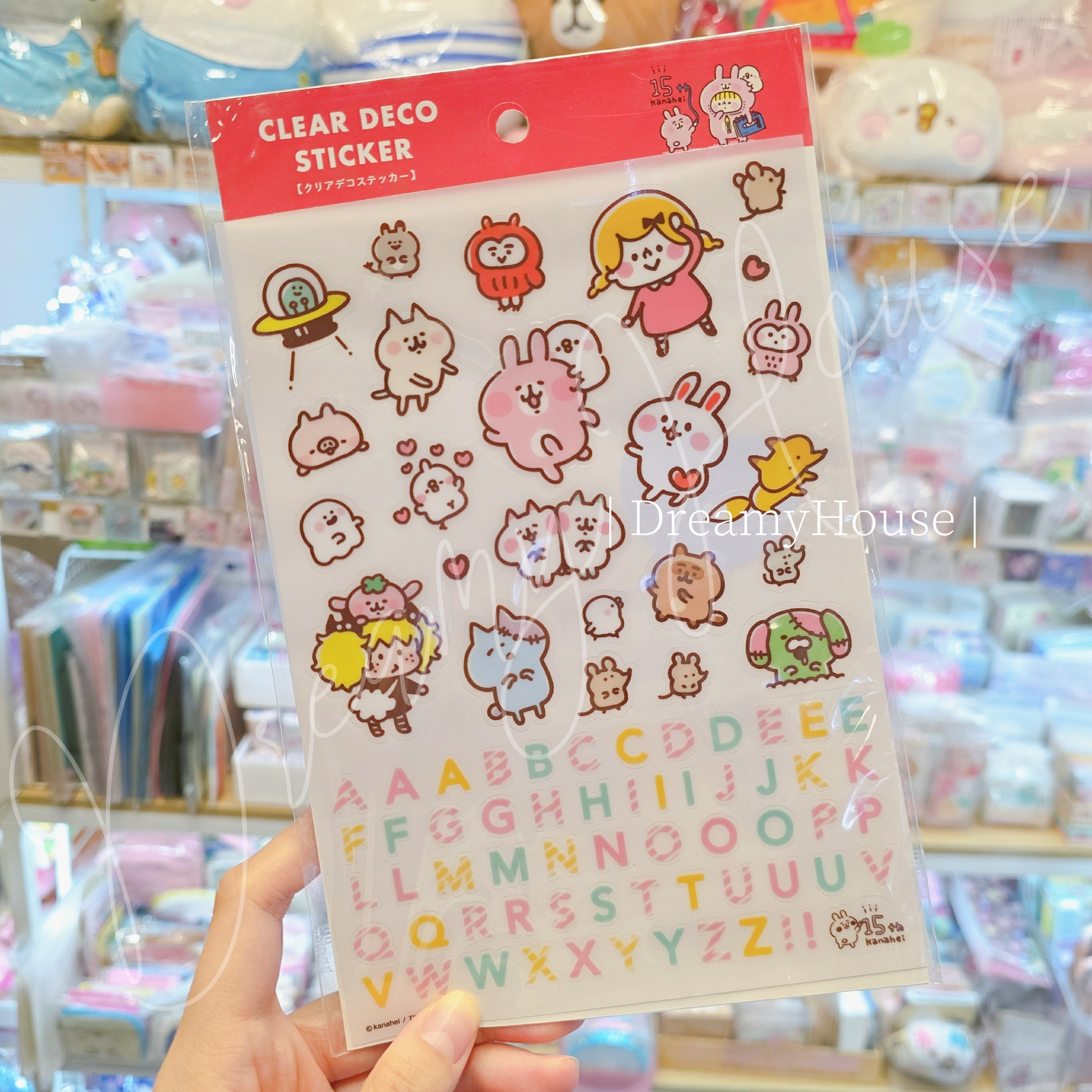 日本 kanahei 🎨kanahei 15th展🎨 透明貼紙