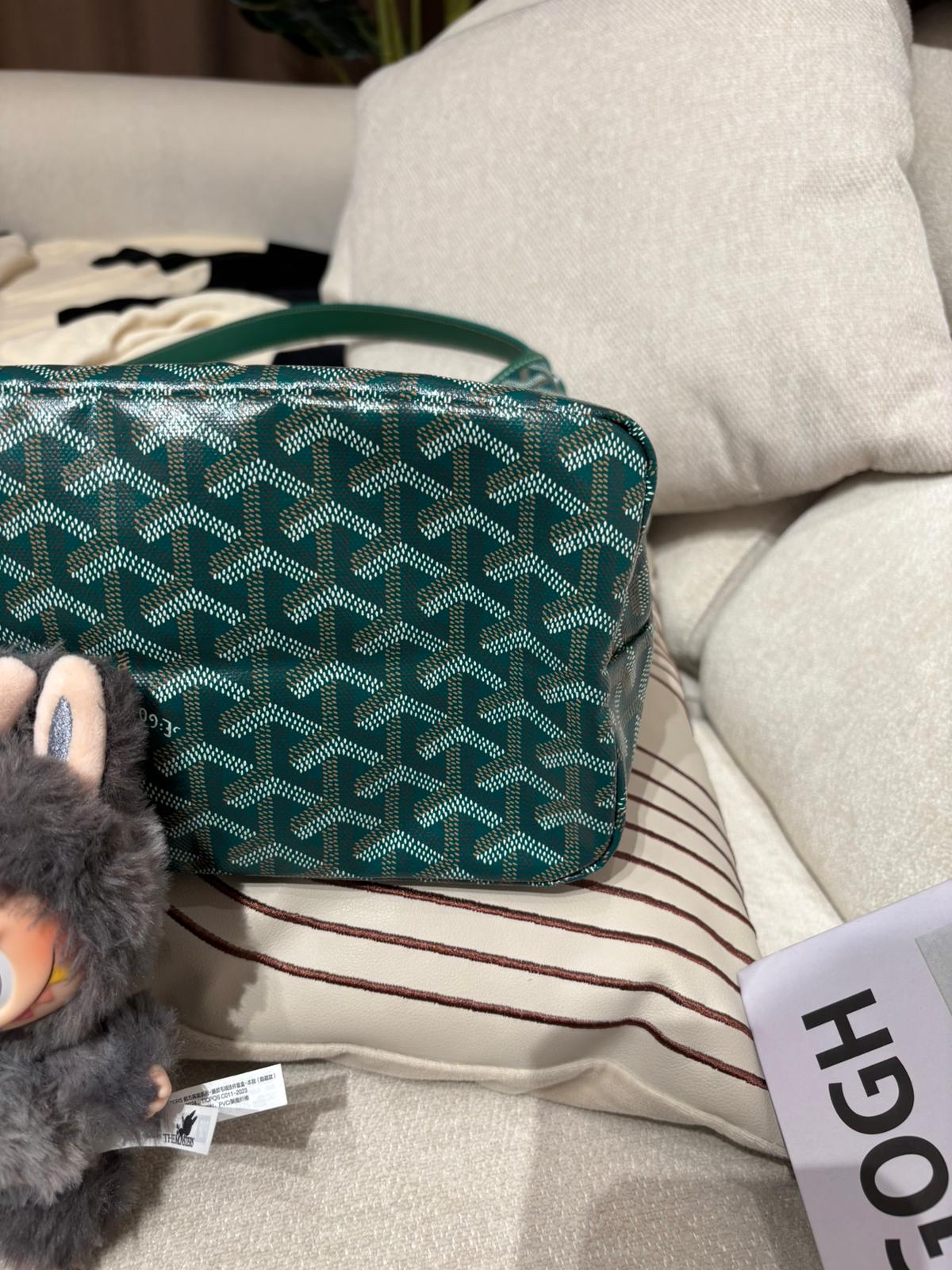Goyard boheme hobo Green 100%Authentic, 98%new ✅收據✅pouch ✅dust bag
