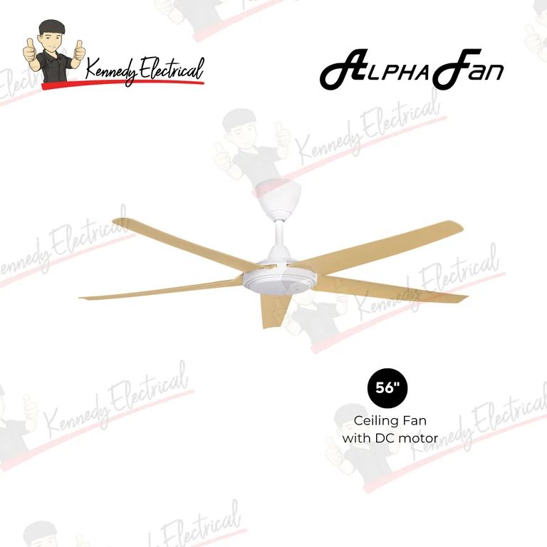 Alpha 56" EX6 AC Motor ABS Ceiling Fan (EX6-5B)
