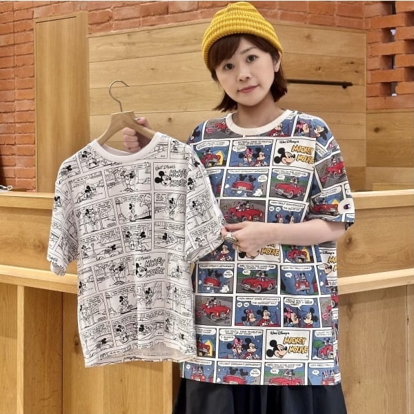 Champion x BEAMS BOY 別注米奇衫