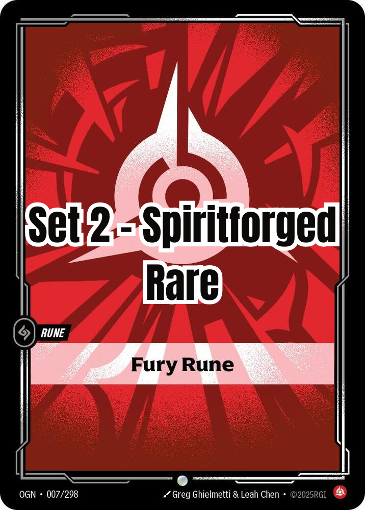 Spiritforged - Epic - Fury Rune (Set 2)
