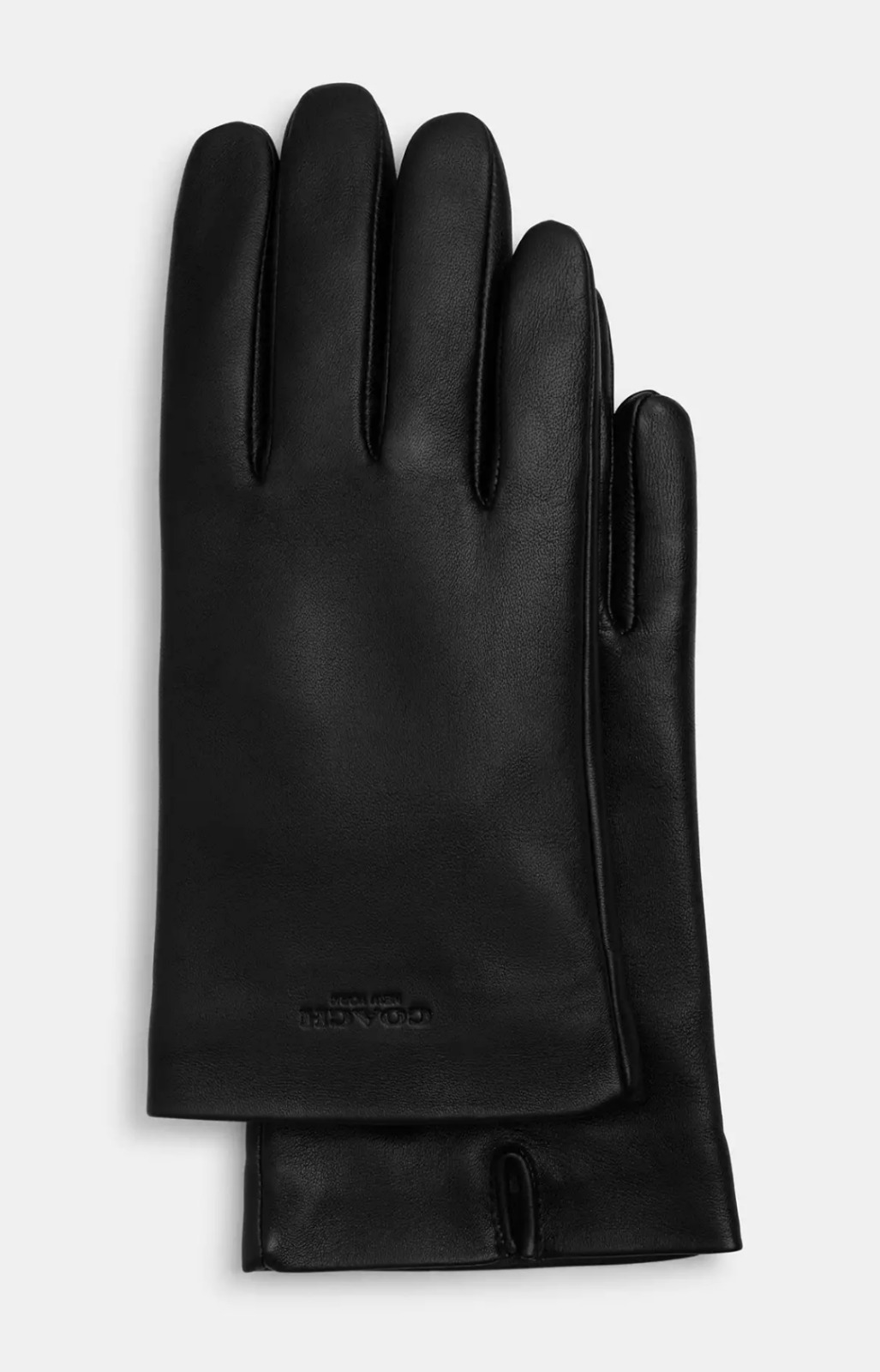 COACH Leather Tech Gloves